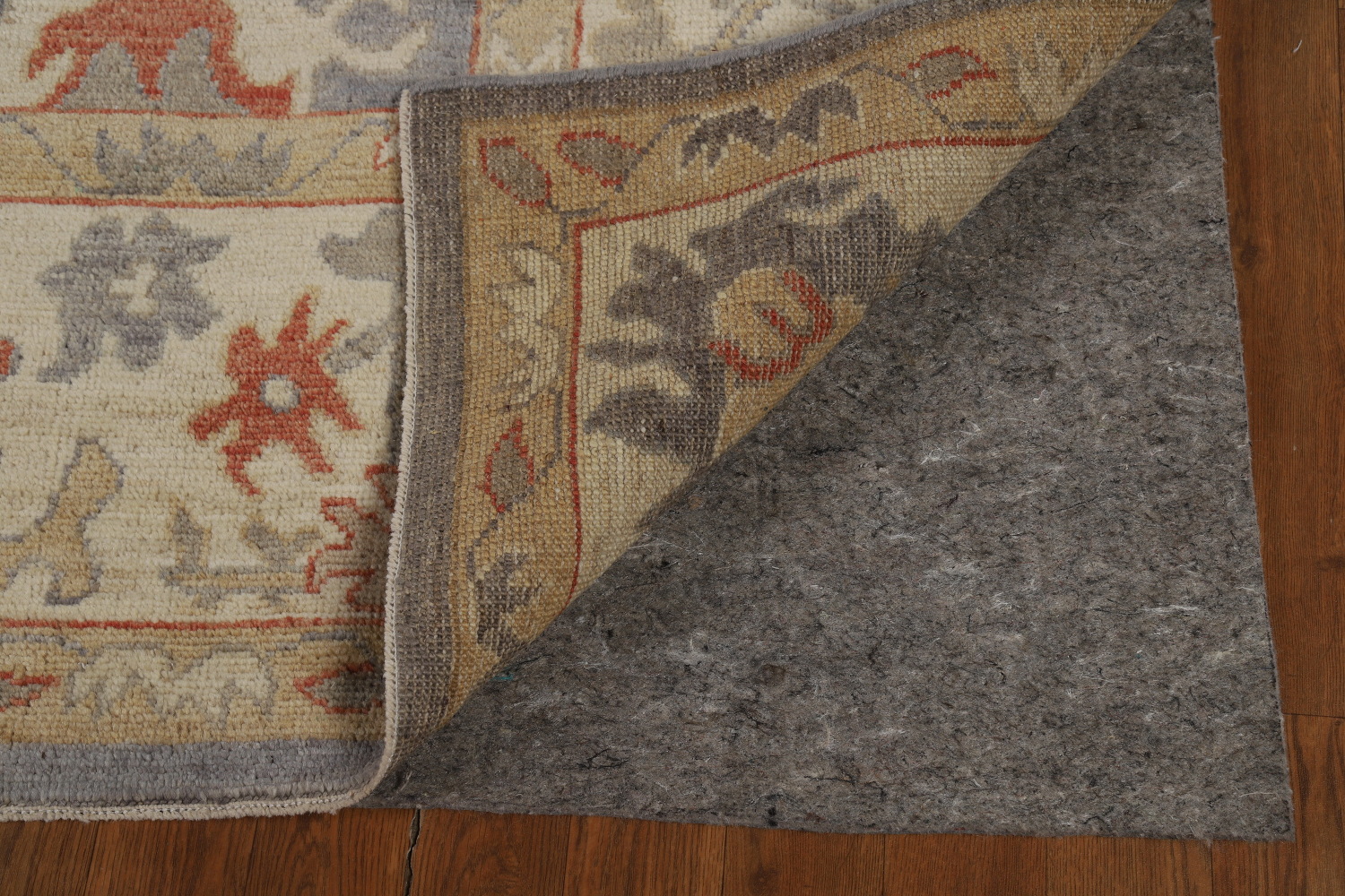 Vegetable Dye Floral Oushak Turkish Area Rug 8x10
