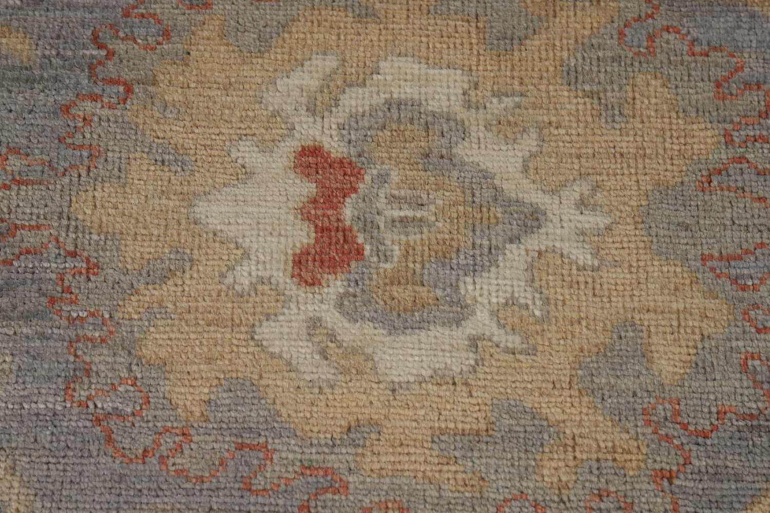 Vegetable Dye Floral Oushak Turkish Area Rug 8x10