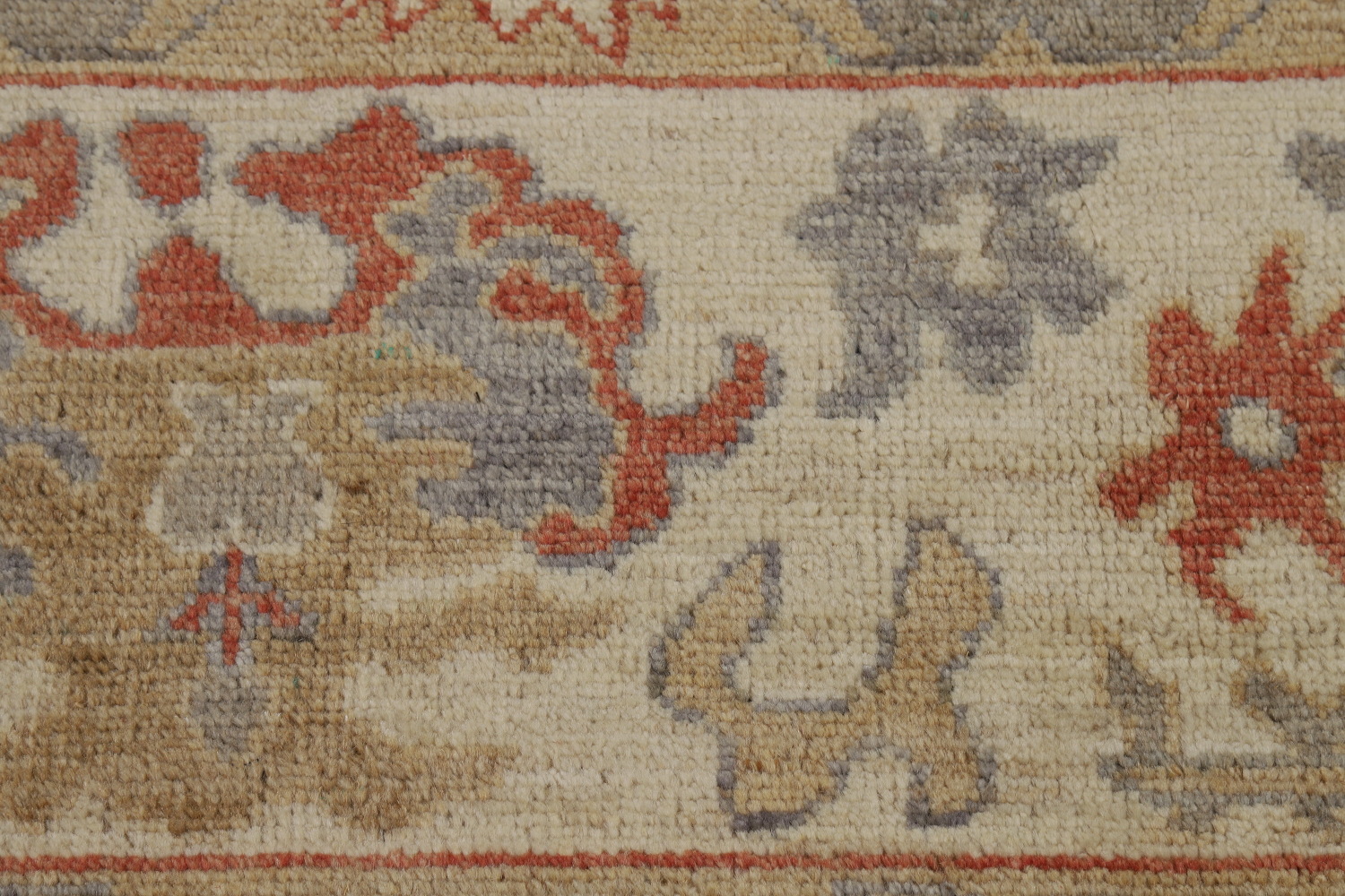 Vegetable Dye Floral Oushak Turkish Area Rug 8x10