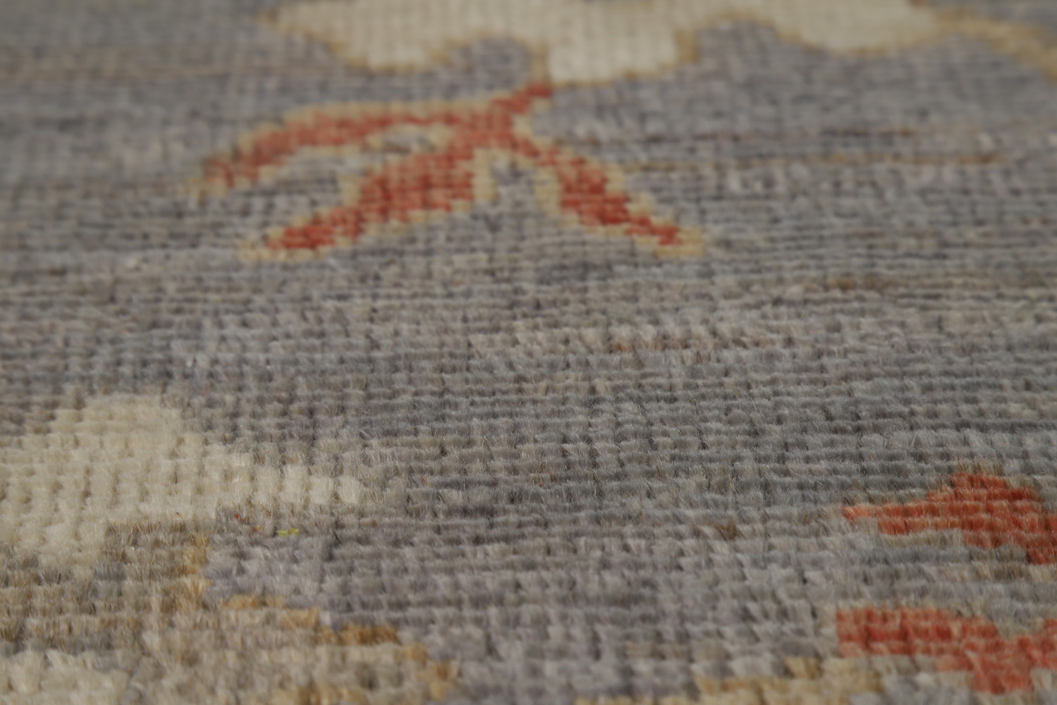 Vegetable Dye Floral Oushak Turkish Area Rug 8x10