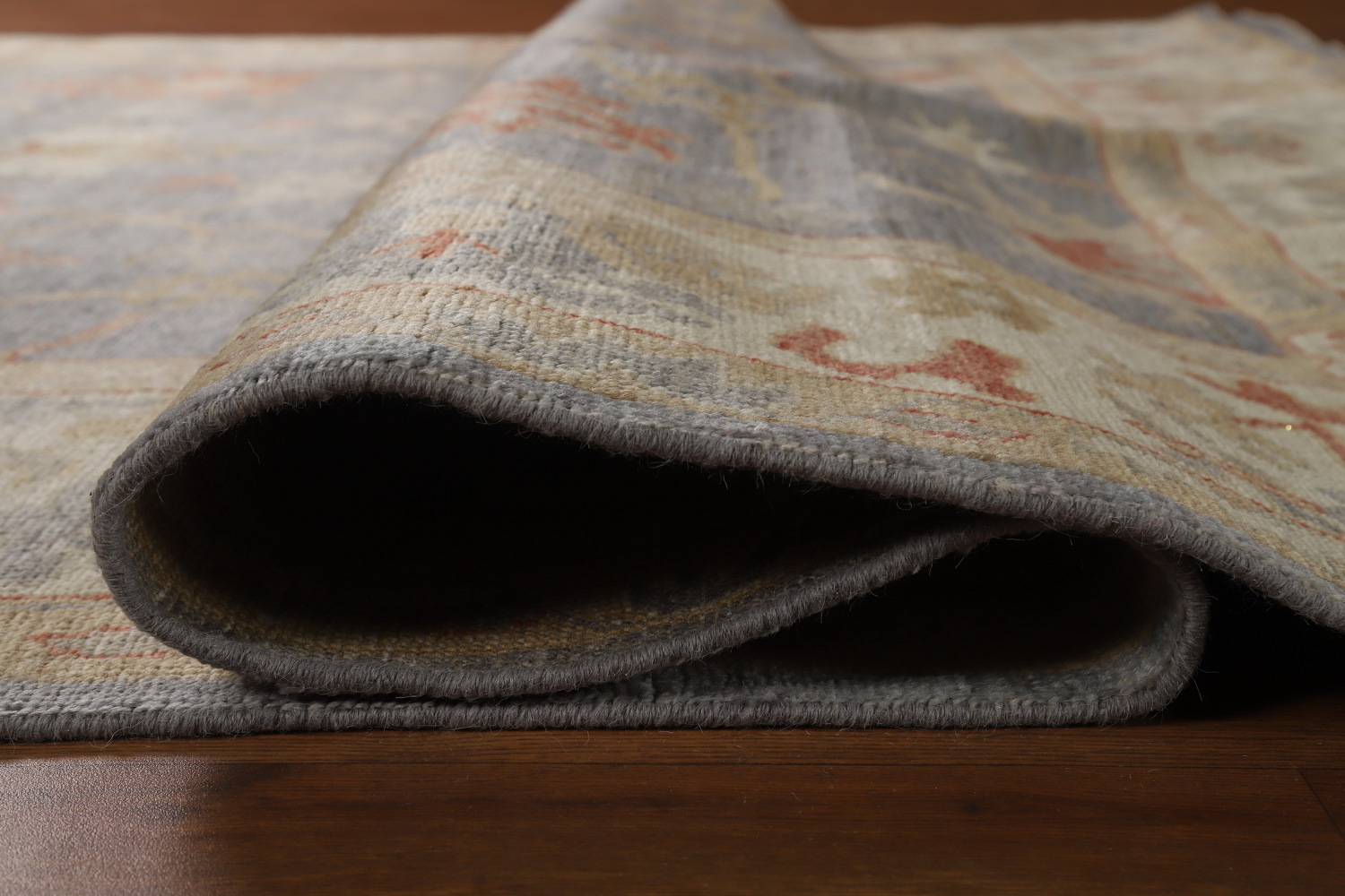 Vegetable Dye Floral Oushak Turkish Area Rug 8x10