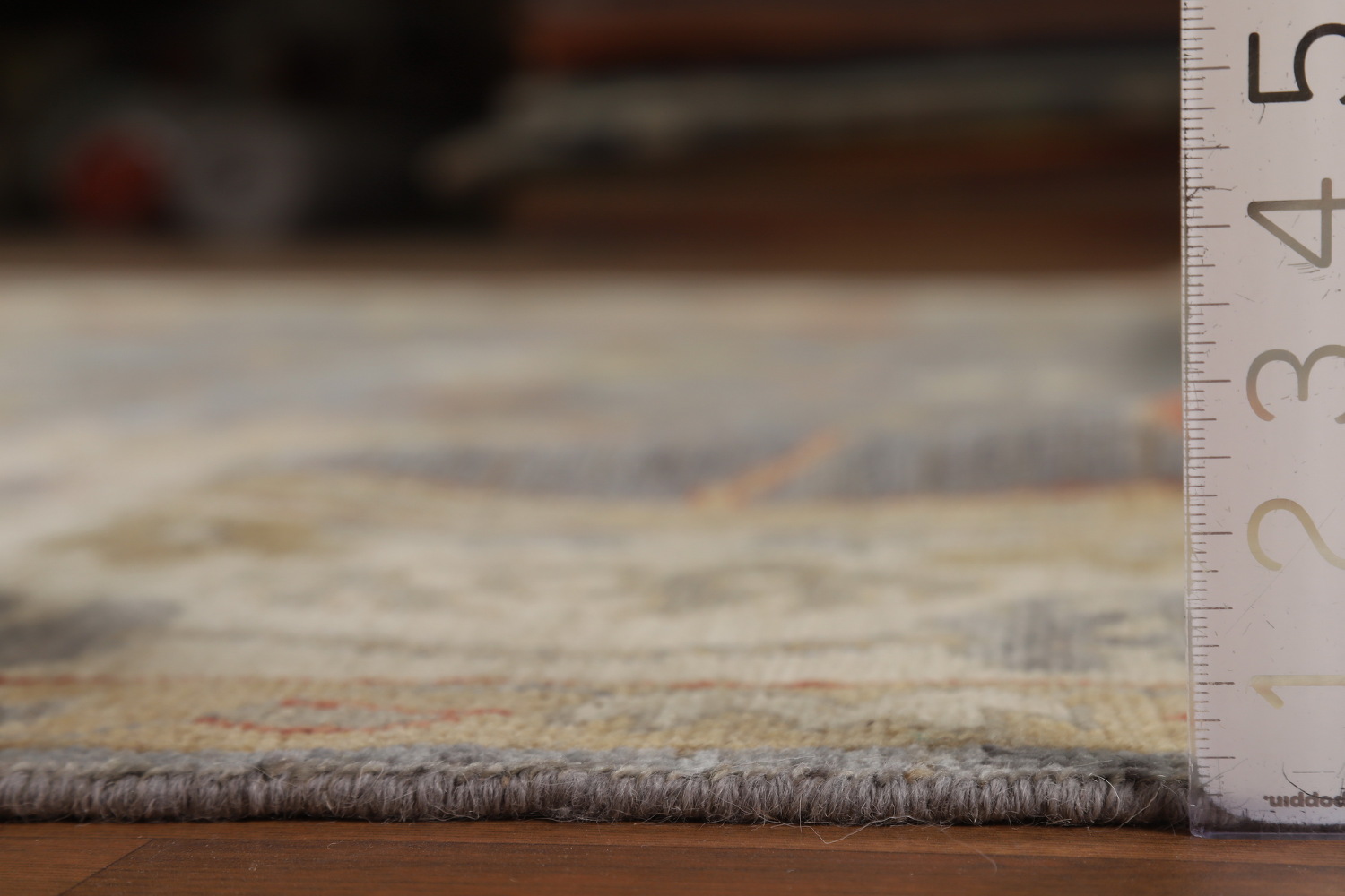 Vegetable Dye Floral Oushak Turkish Area Rug 8x10