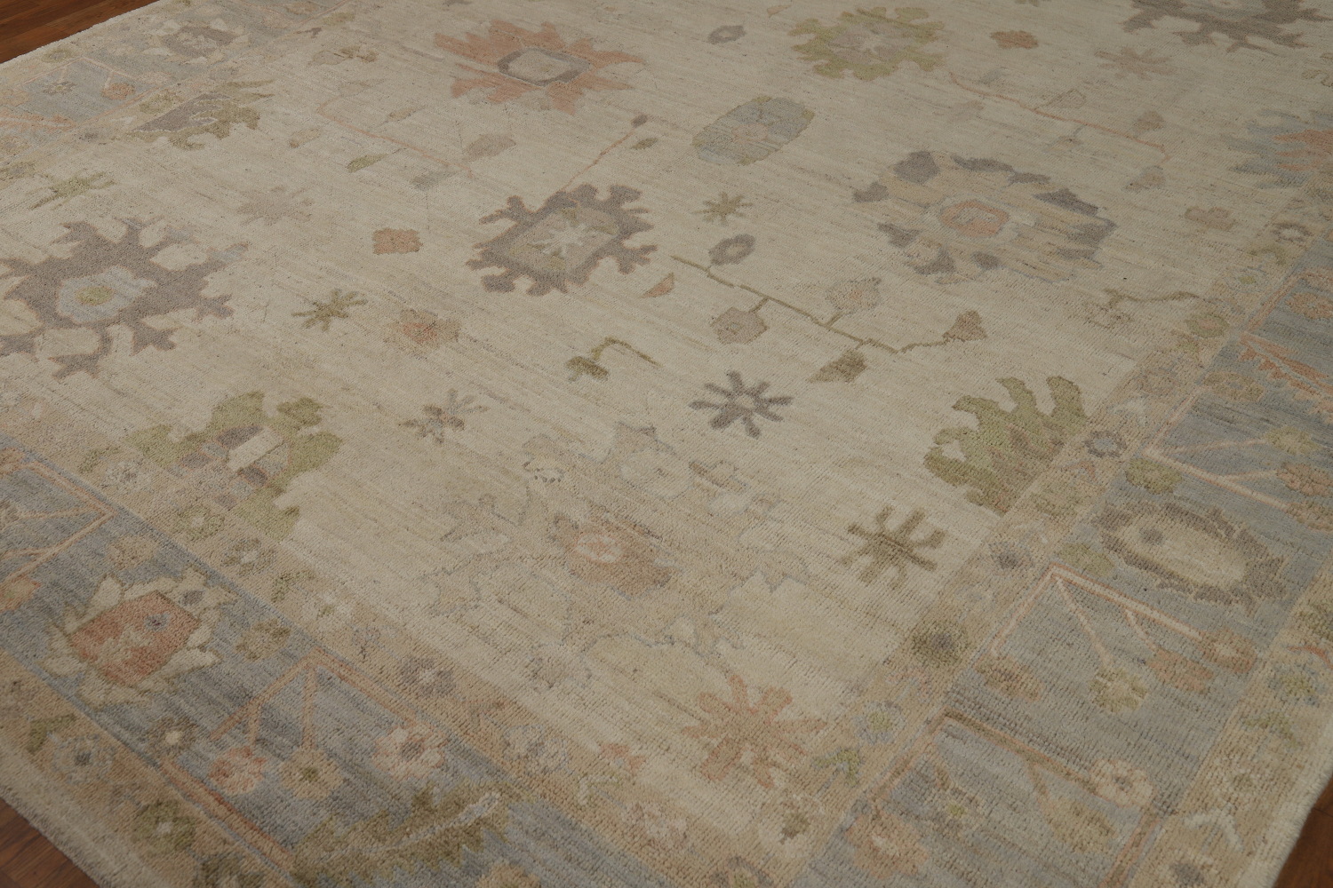 Vegetable Dye Wool Oushak Turkish Area Rug 8x10