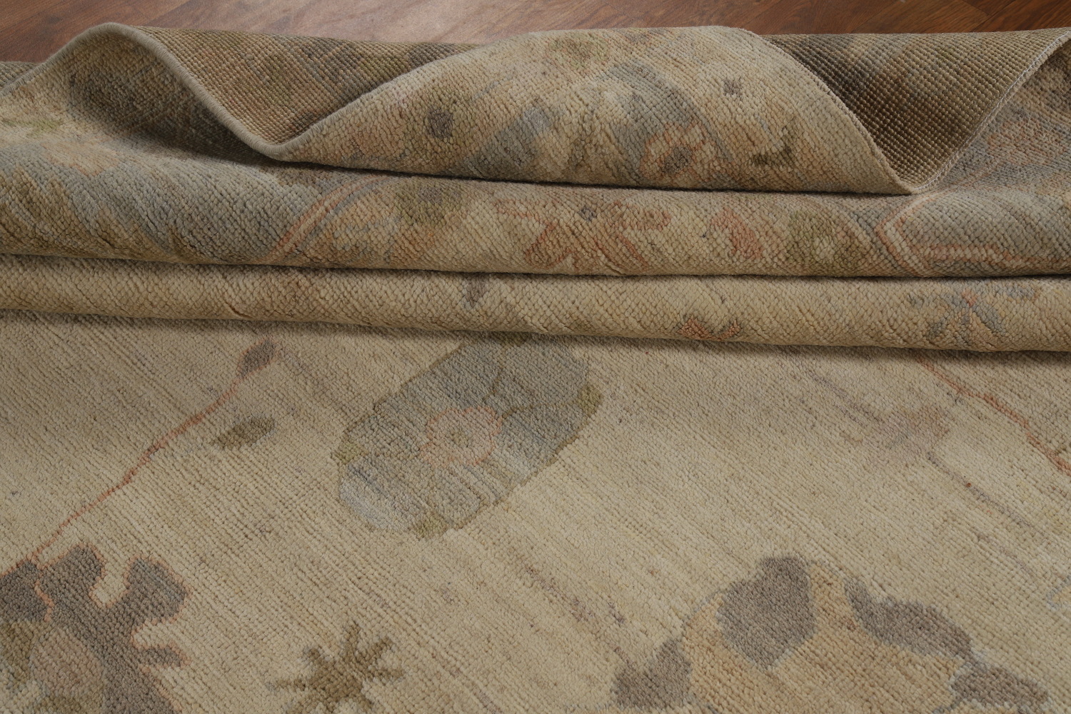 Vegetable Dye Wool Oushak Turkish Area Rug 8x10