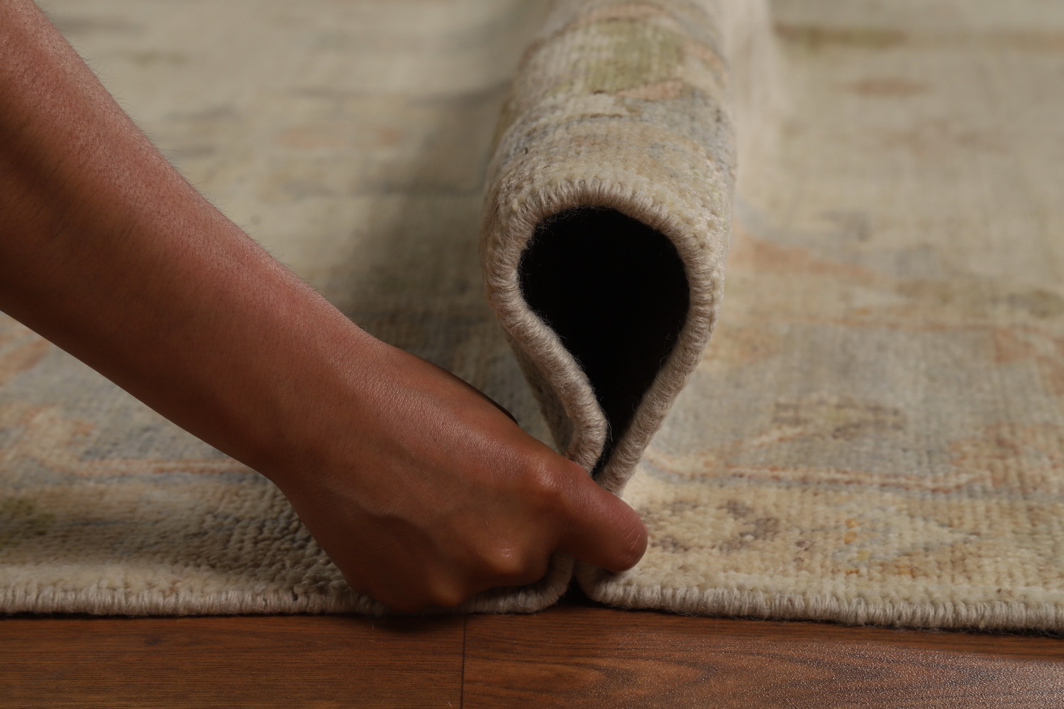 Vegetable Dye Wool Oushak Turkish Area Rug 8x10