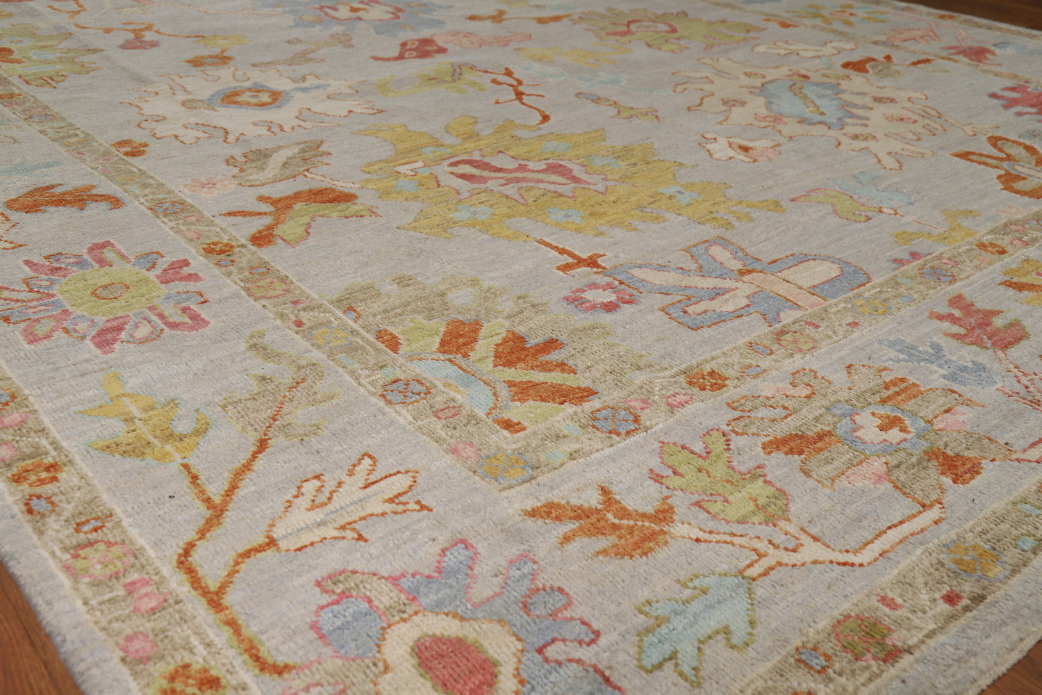 Vegetable Dye Oushak Turkish Area Rug 8x10