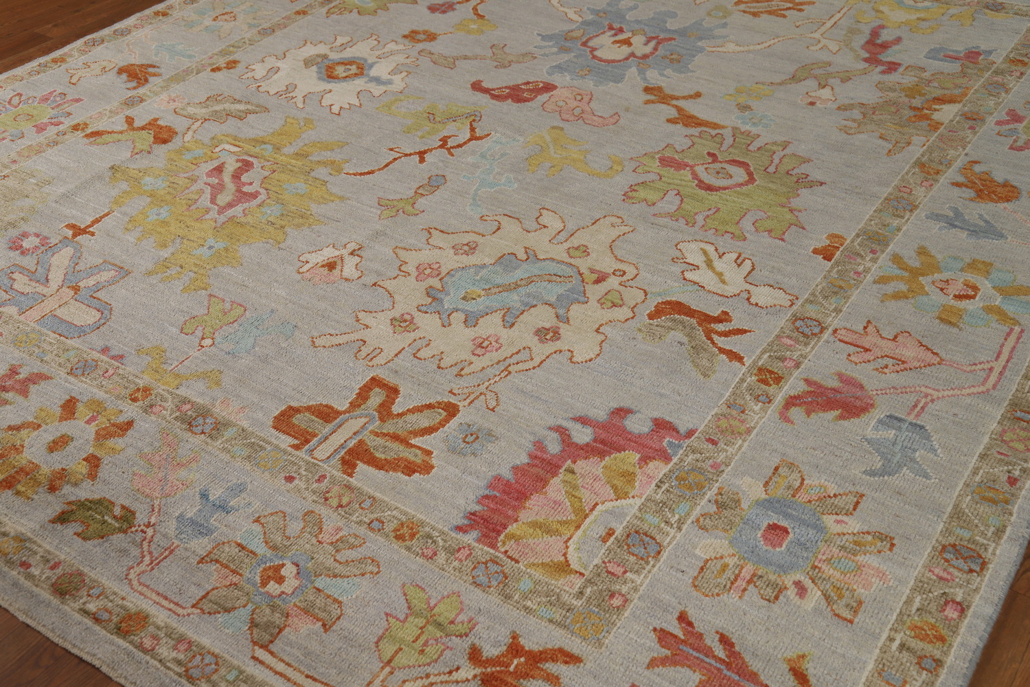 Vegetable Dye Oushak Turkish Area Rug 8x10