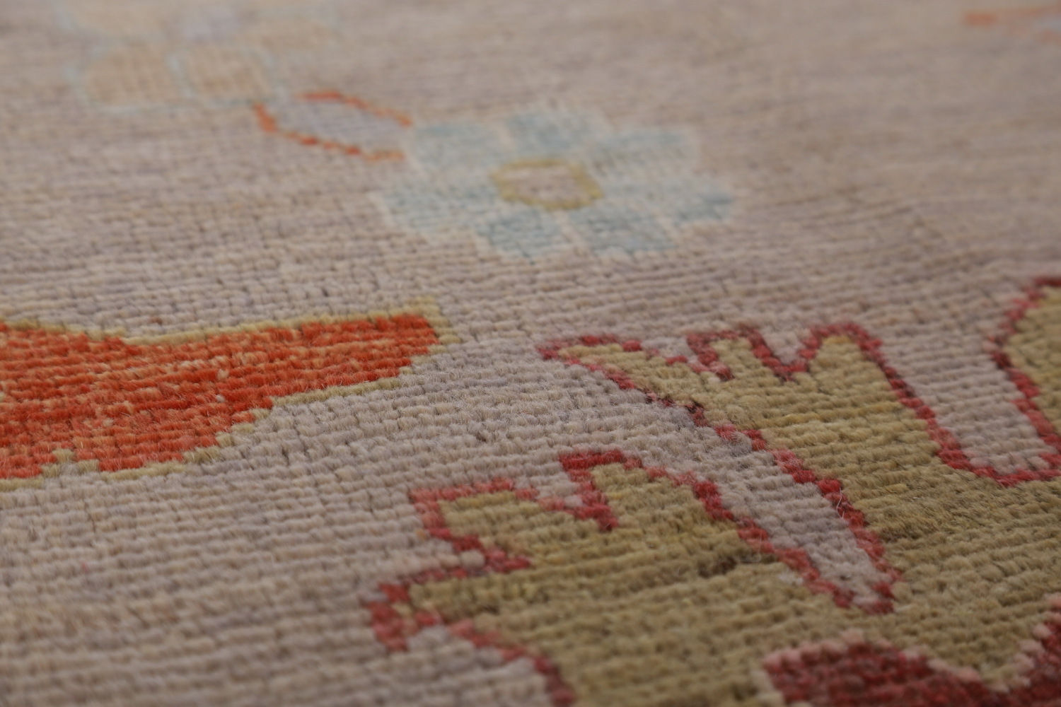 Vegetable Dye Oushak Turkish Area Rug 8x10