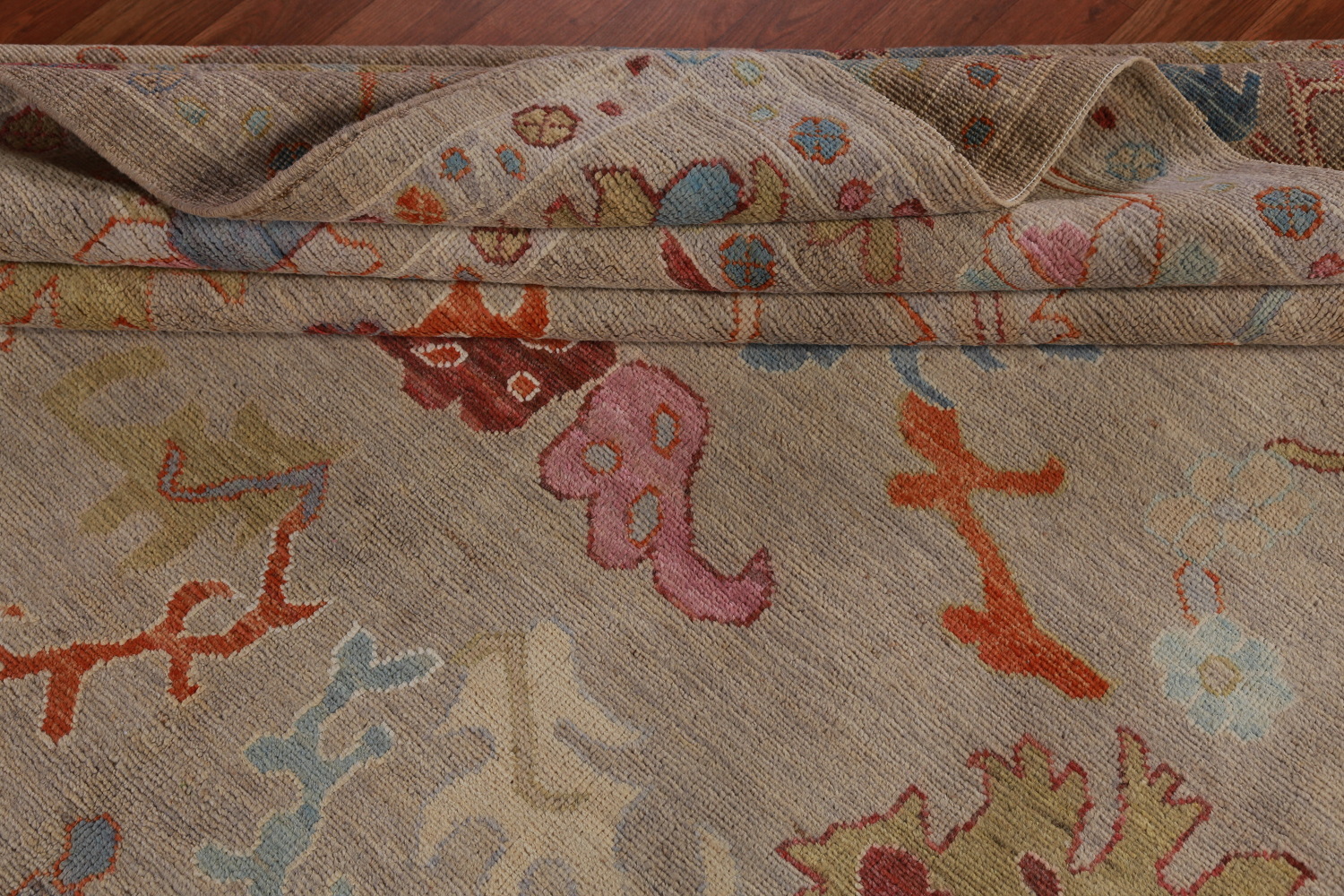 Vegetable Dye Oushak Turkish Area Rug 8x10