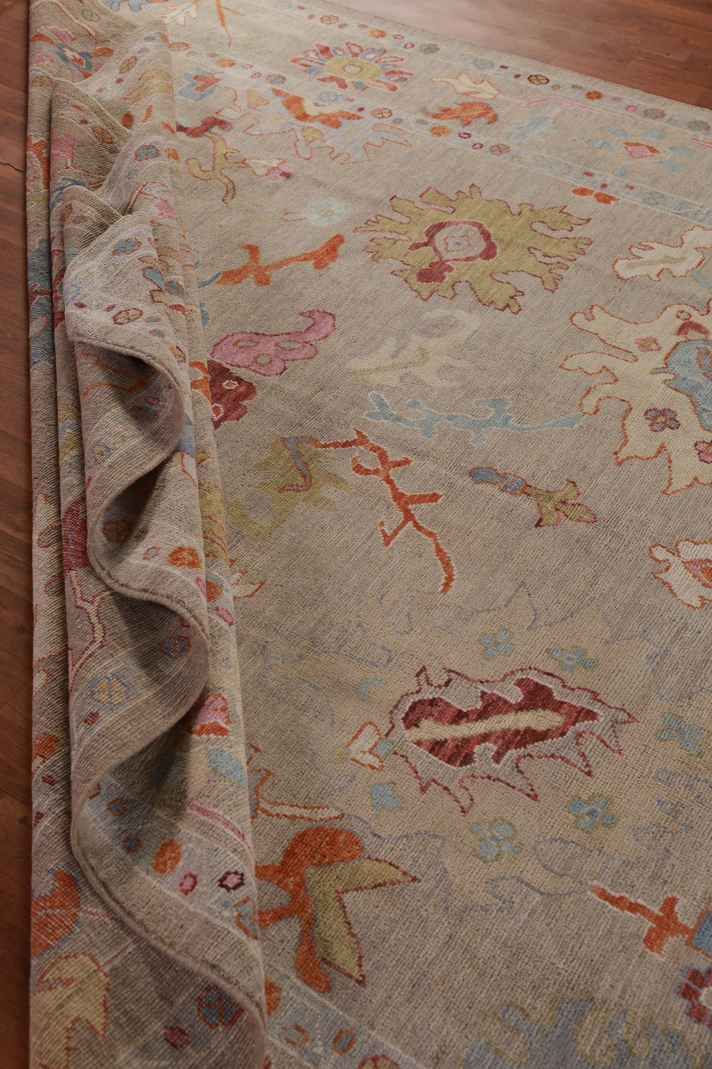 Vegetable Dye Oushak Turkish Area Rug 8x10
