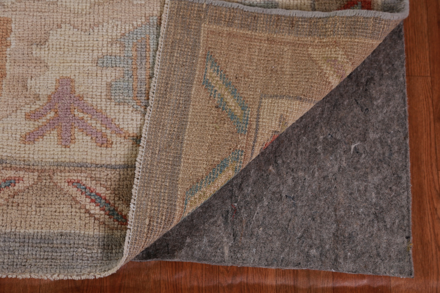 Vegetable Dye Gray Oushak Turkish Area Rug 9x12