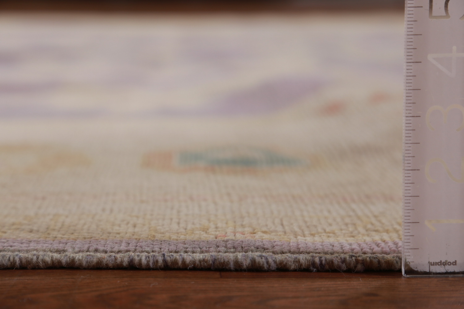 Vegetable Dye Purple Oushak Turkish Area Rug 10x13