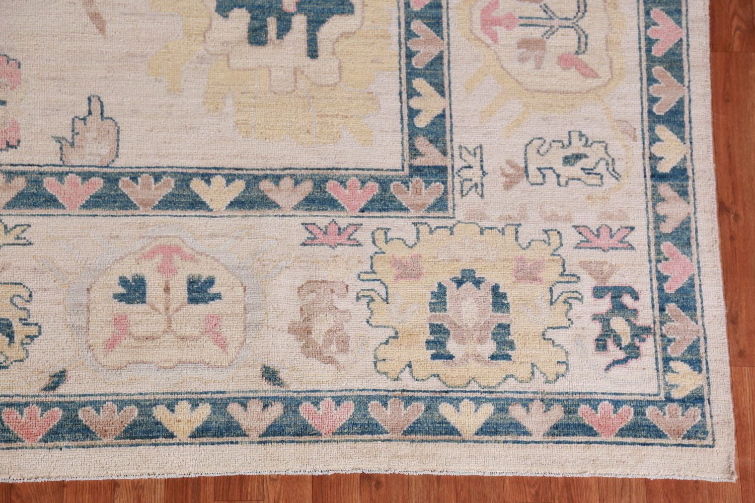 Vegetable Dye Oushak Turkish Large Rug 10x14