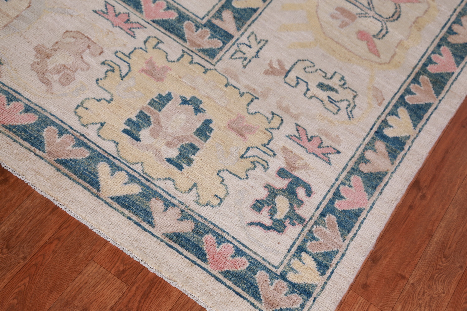 Vegetable Dye Oushak Turkish Large Rug 10x14