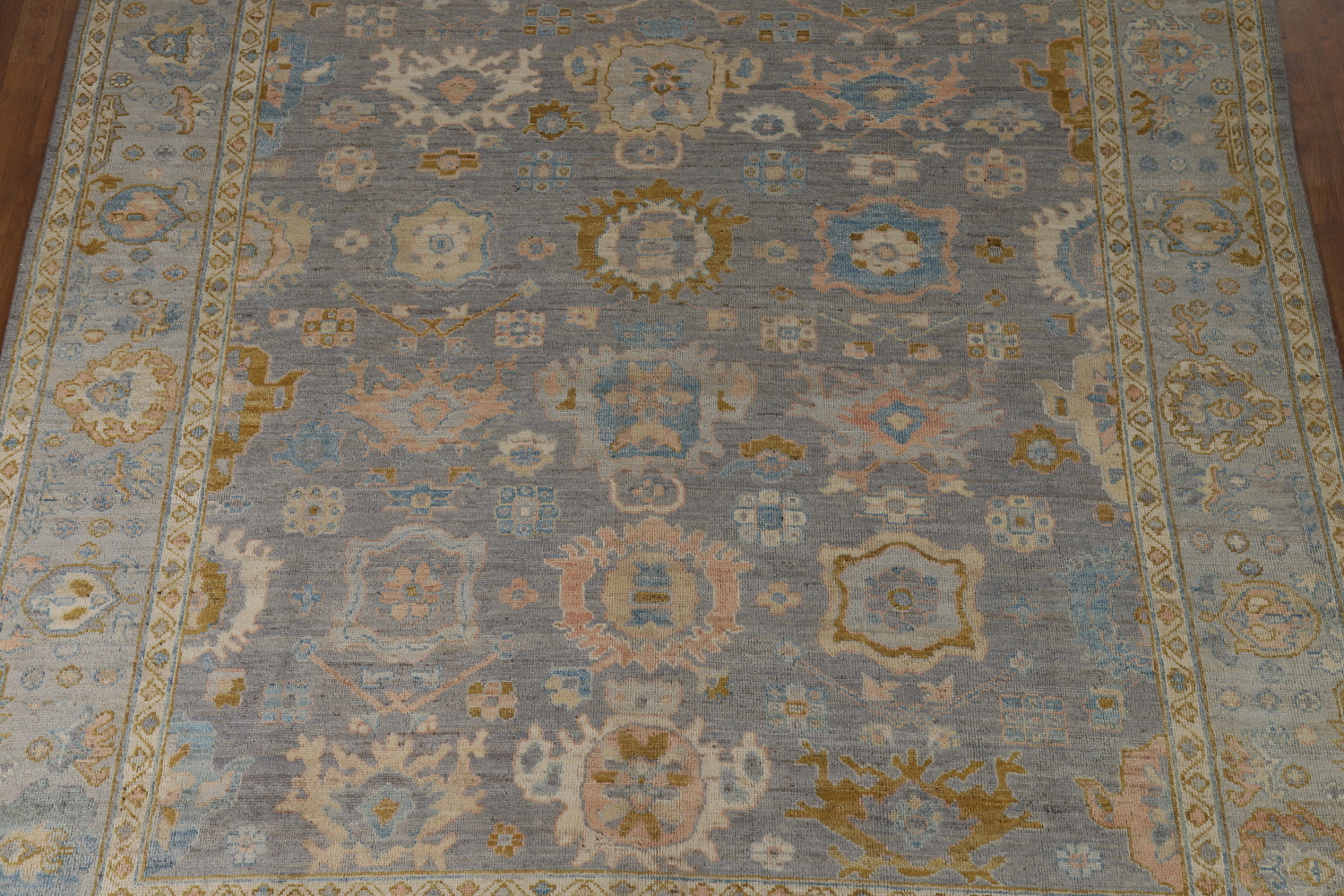 Vegetable Dye Oushak Turkish Area Rug 8x10