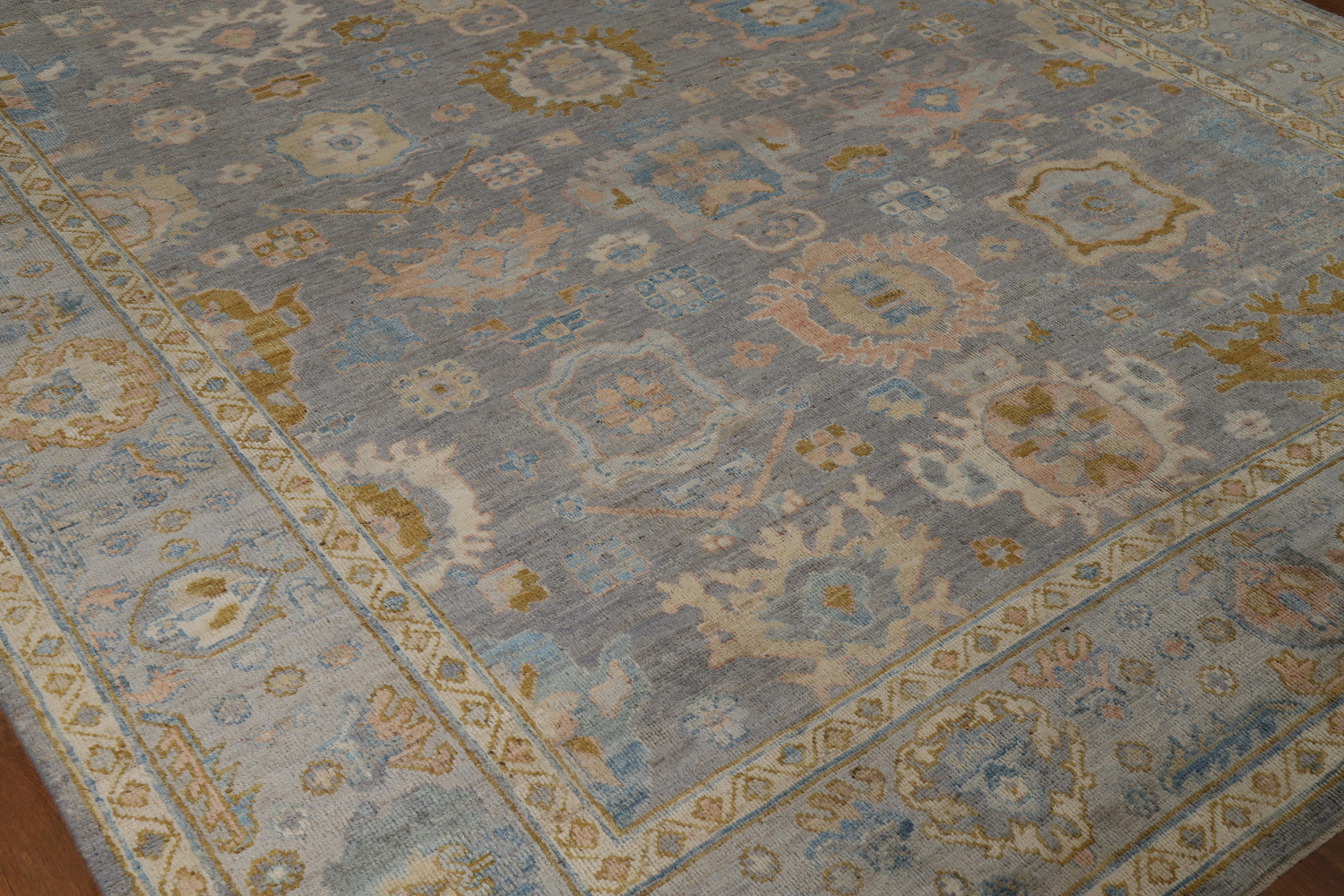 Vegetable Dye Oushak Turkish Area Rug 8x10