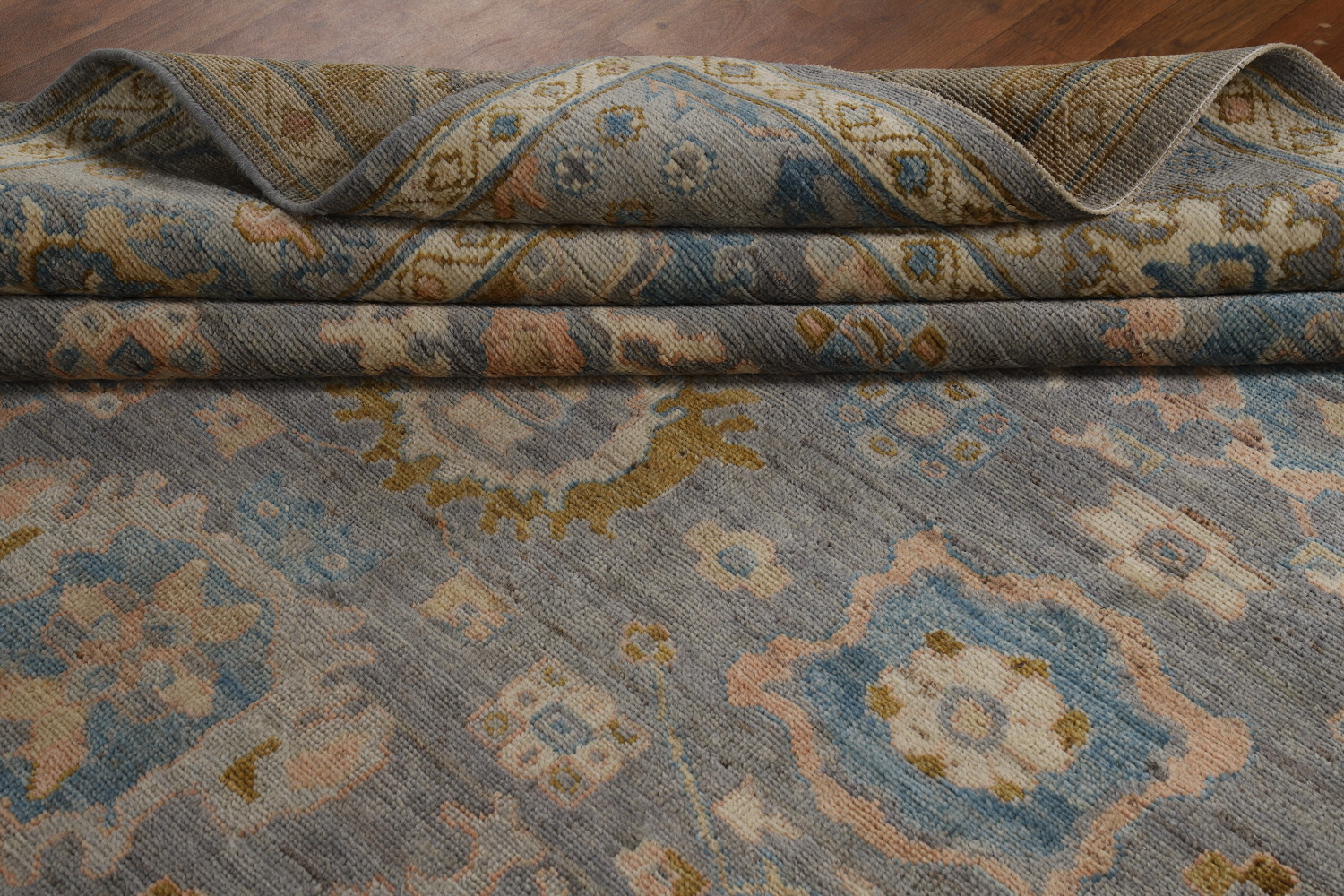 Vegetable Dye Oushak Turkish Area Rug 8x10
