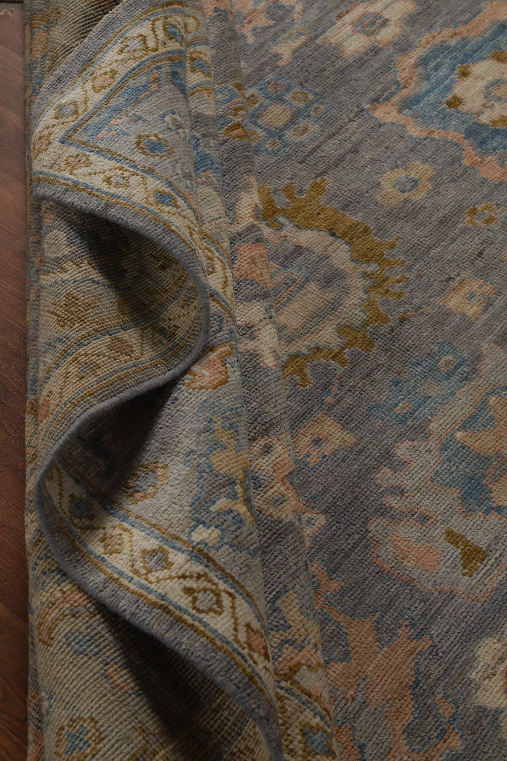 Vegetable Dye Oushak Turkish Area Rug 8x10