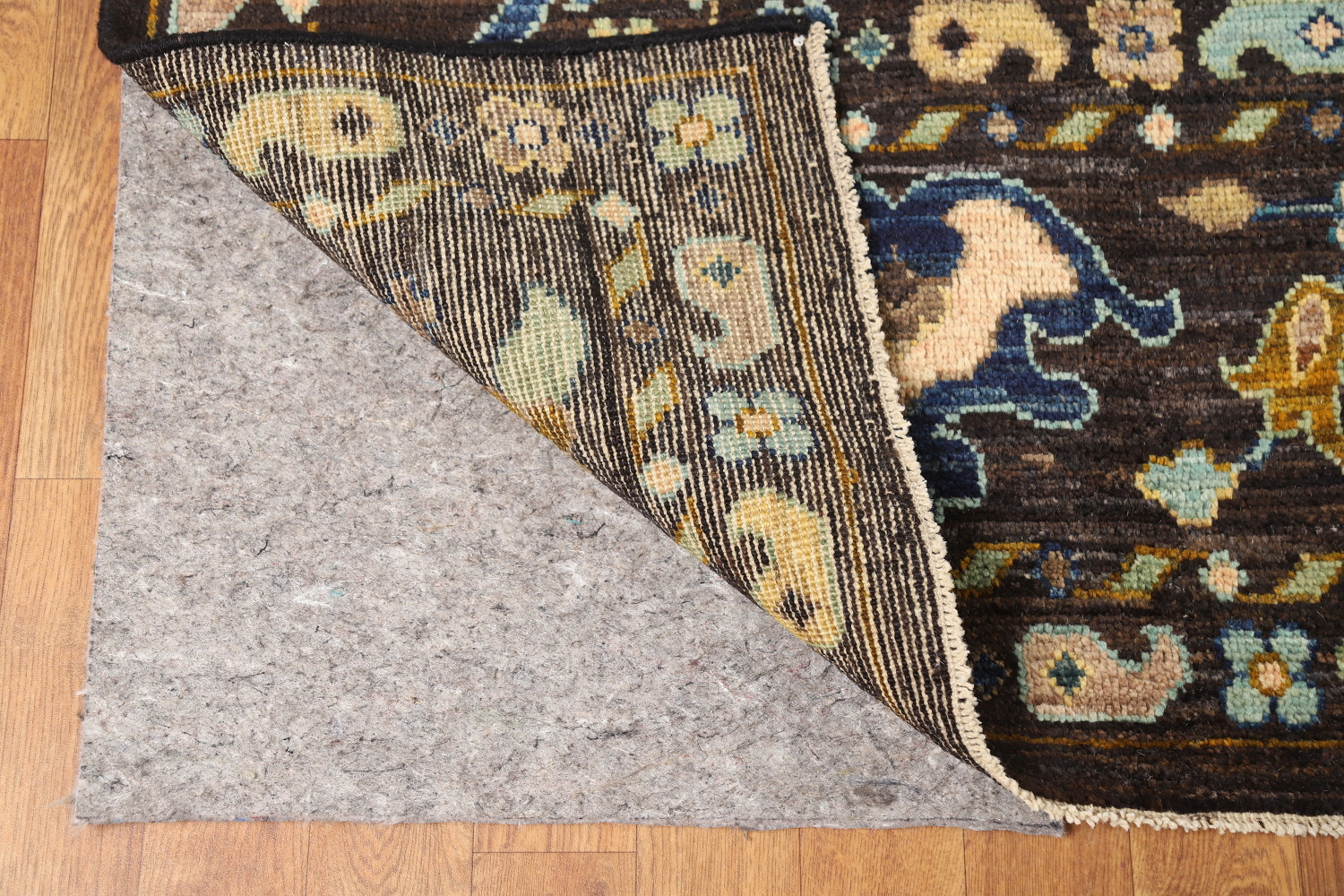 Vegetable Dye Brown Oushak Turkish Area Rug 8x10