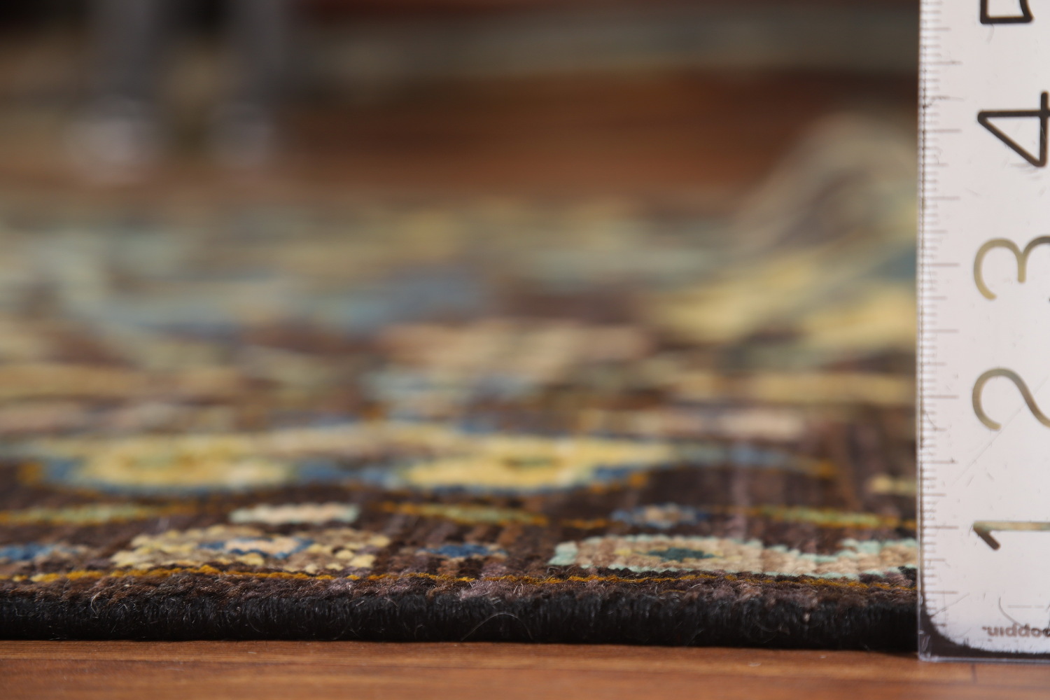 Vegetable Dye Brown Oushak Turkish Area Rug 8x10