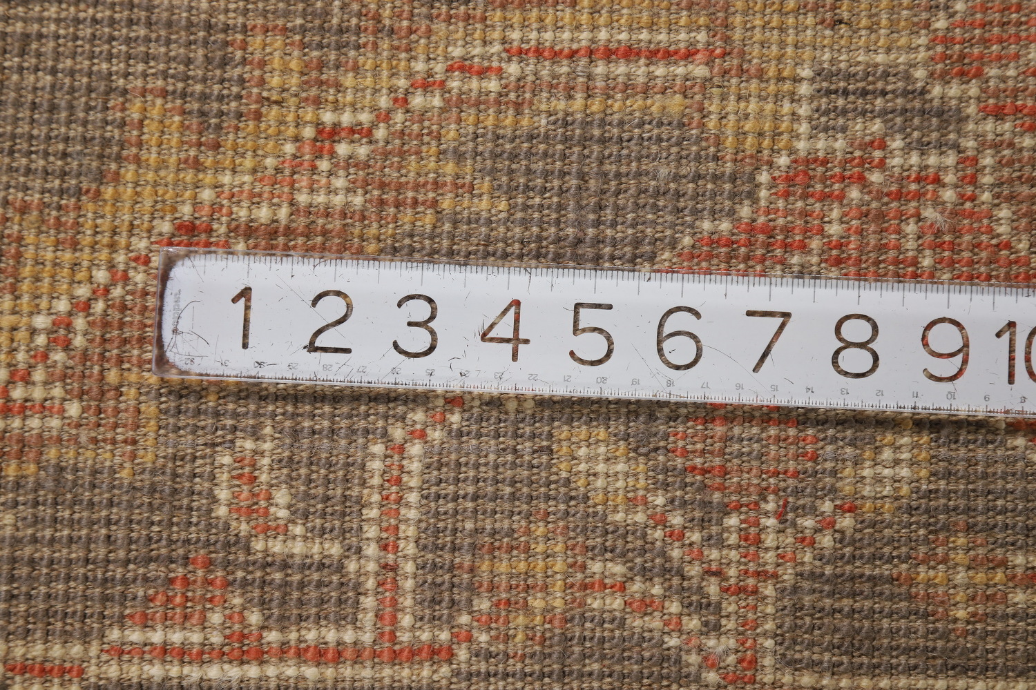 Vegetable Dye Orange Oushak Turkish Area Rug 9x13