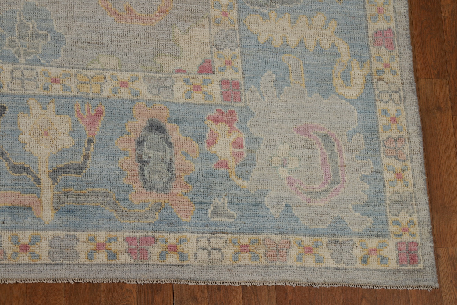 Vegetable Dye Oushak Turkish Area Rug 9x12