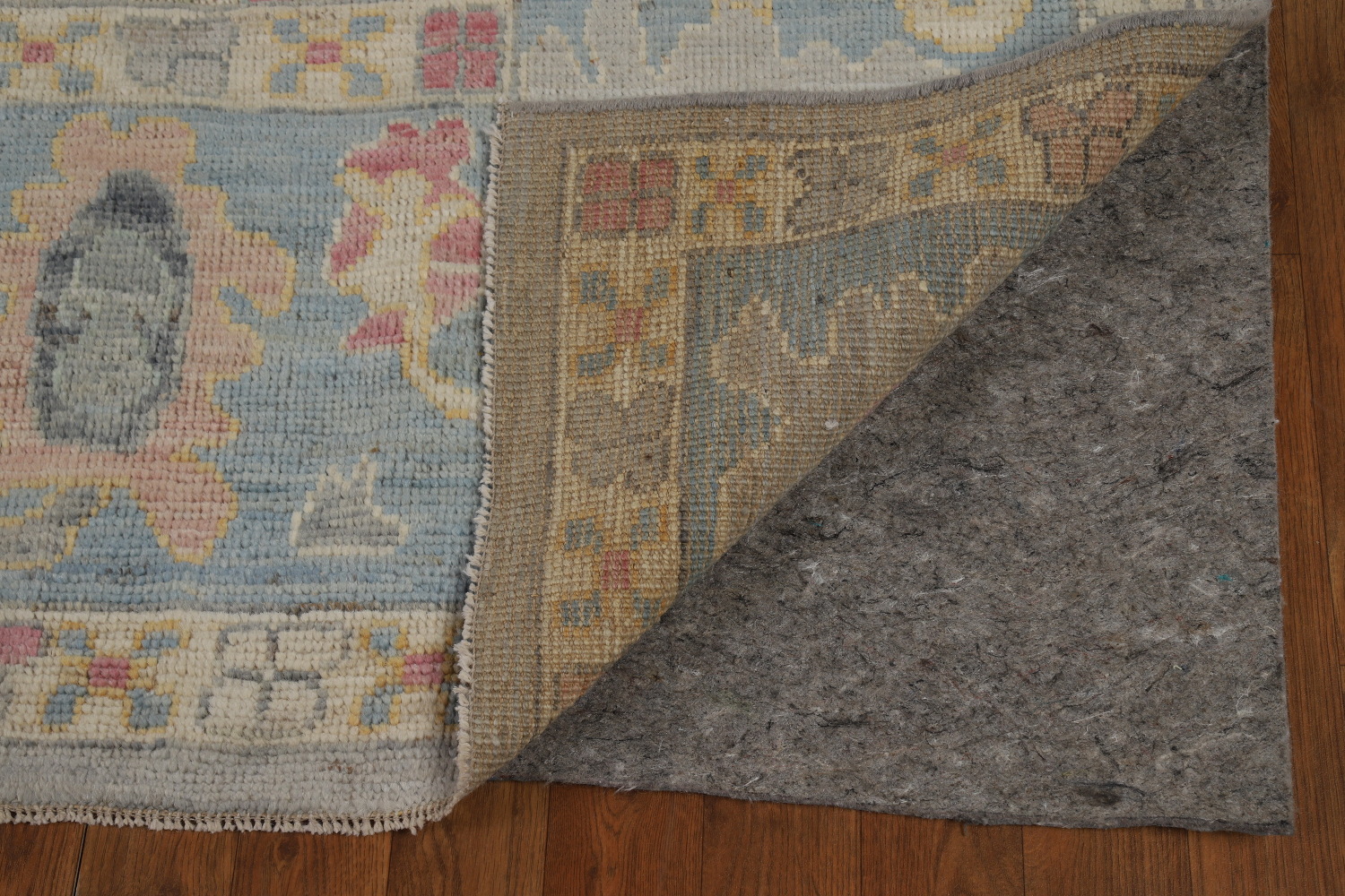Vegetable Dye Oushak Turkish Area Rug 9x12