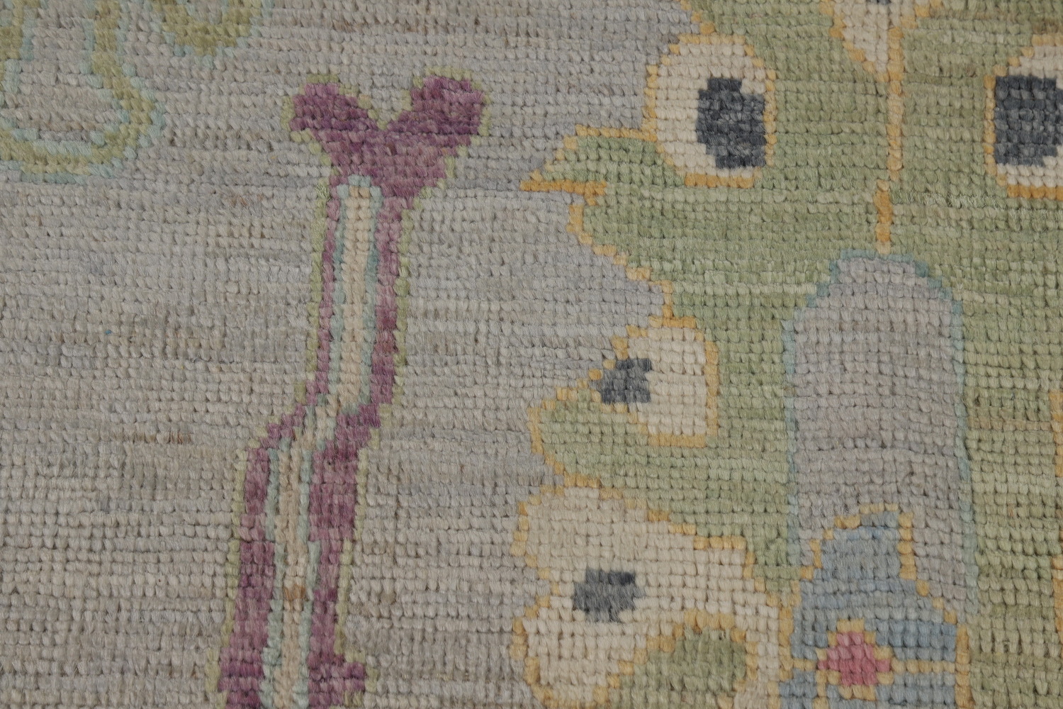 Vegetable Dye Oushak Turkish Area Rug 9x12