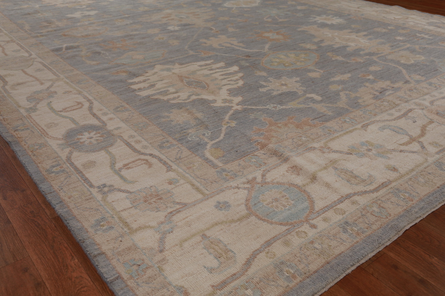 Vegetable Dye Oushak Turkish Area Rug 9x12