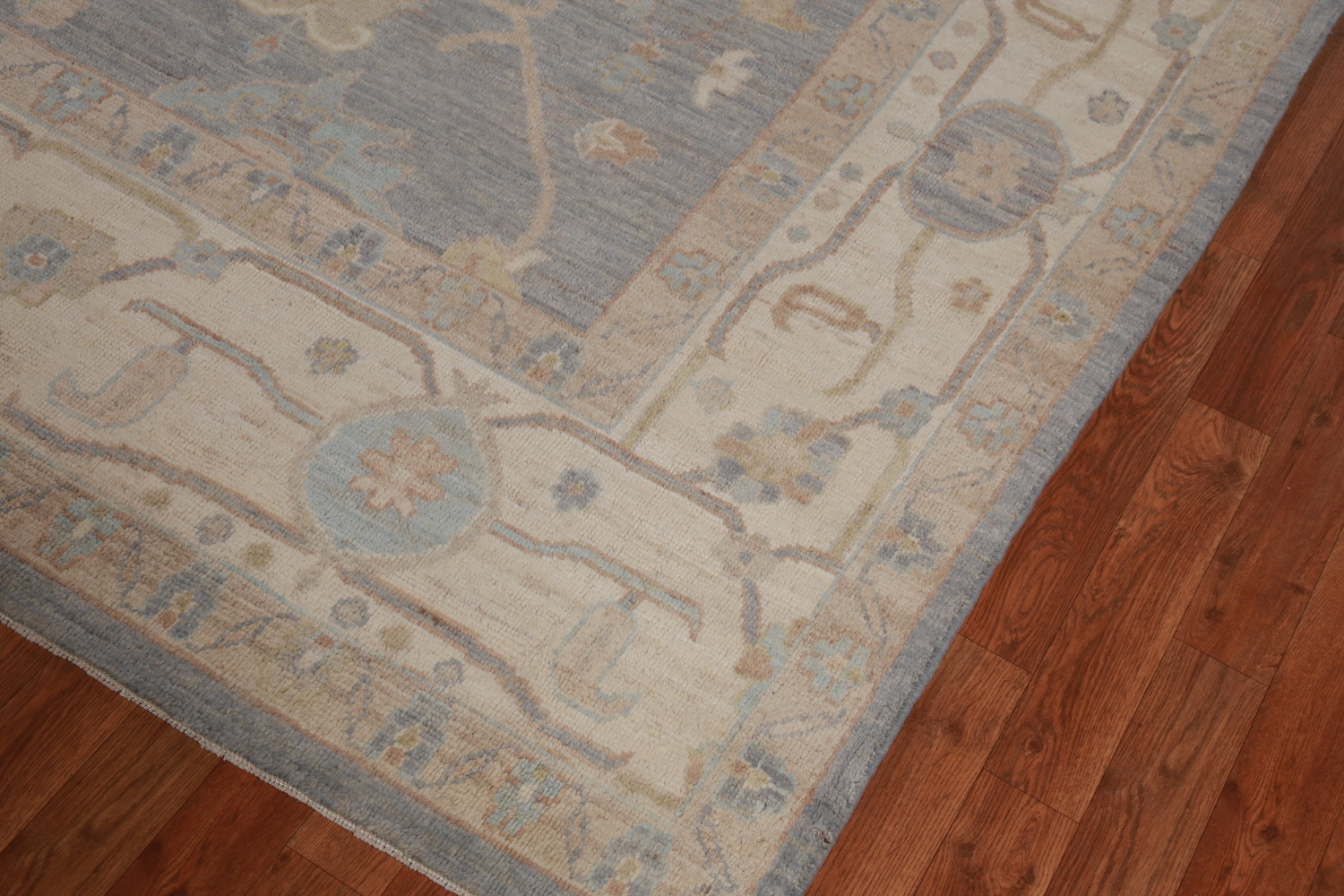 Vegetable Dye Oushak Turkish Area Rug 9x12