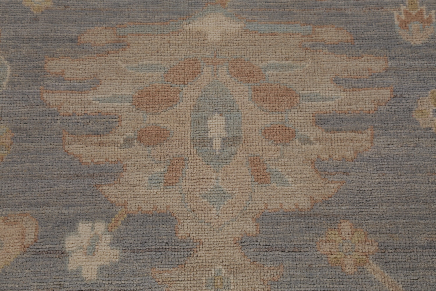 Vegetable Dye Oushak Turkish Area Rug 9x12