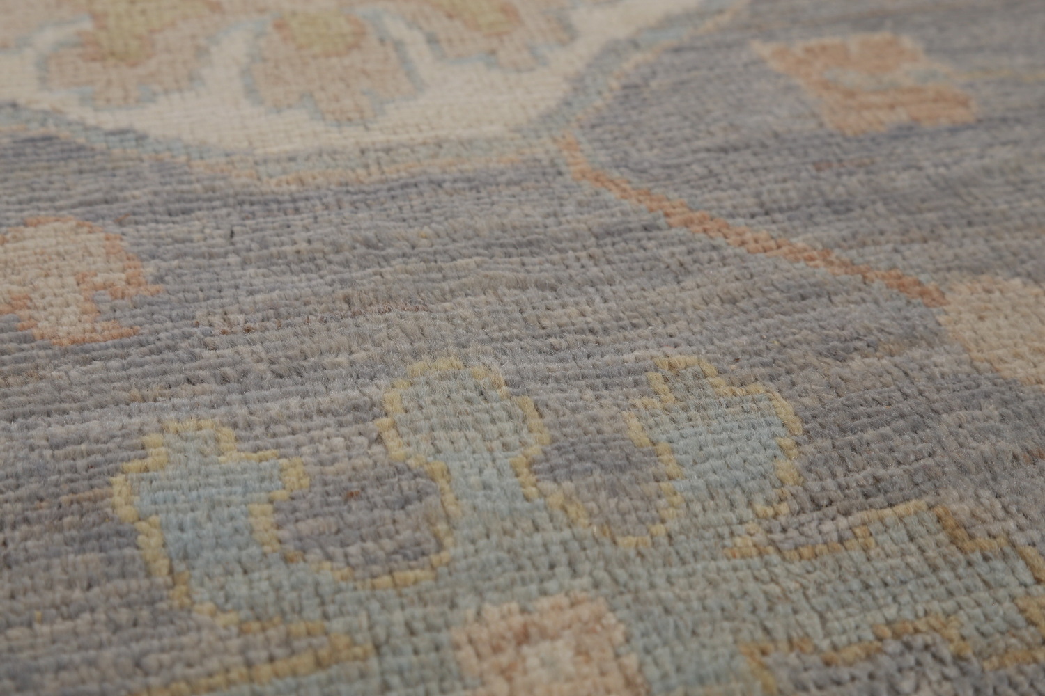 Vegetable Dye Oushak Turkish Area Rug 9x12