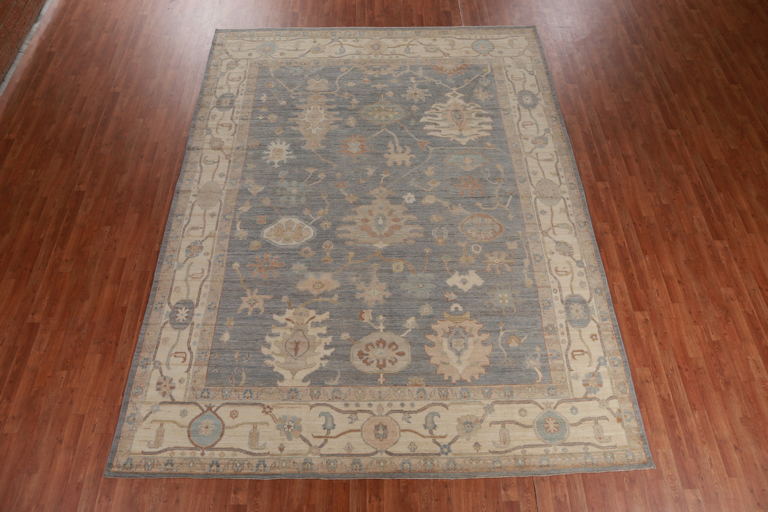 Vegetable Dye Oushak Turkish Area Rug 9x12