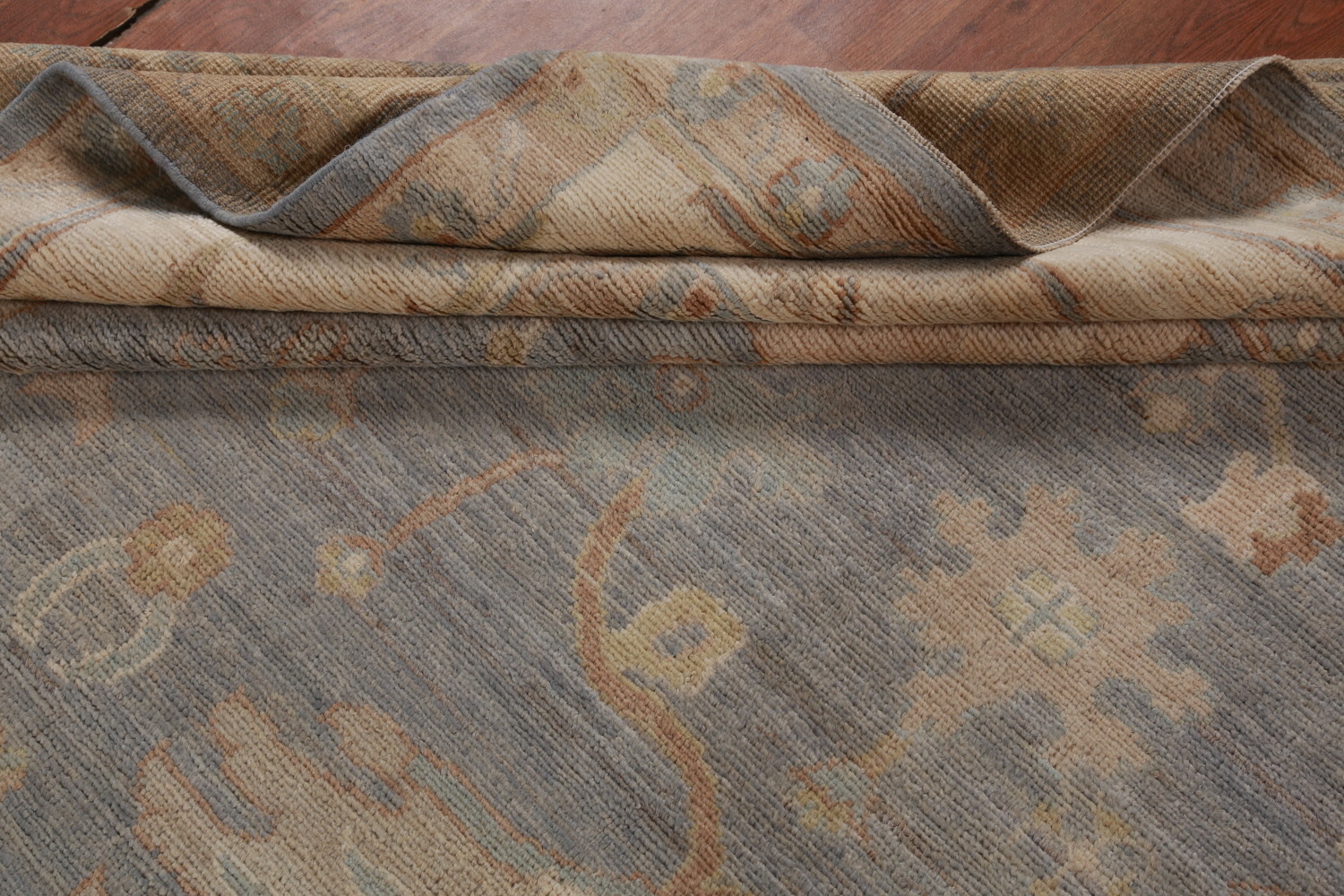 Vegetable Dye Oushak Turkish Area Rug 9x12