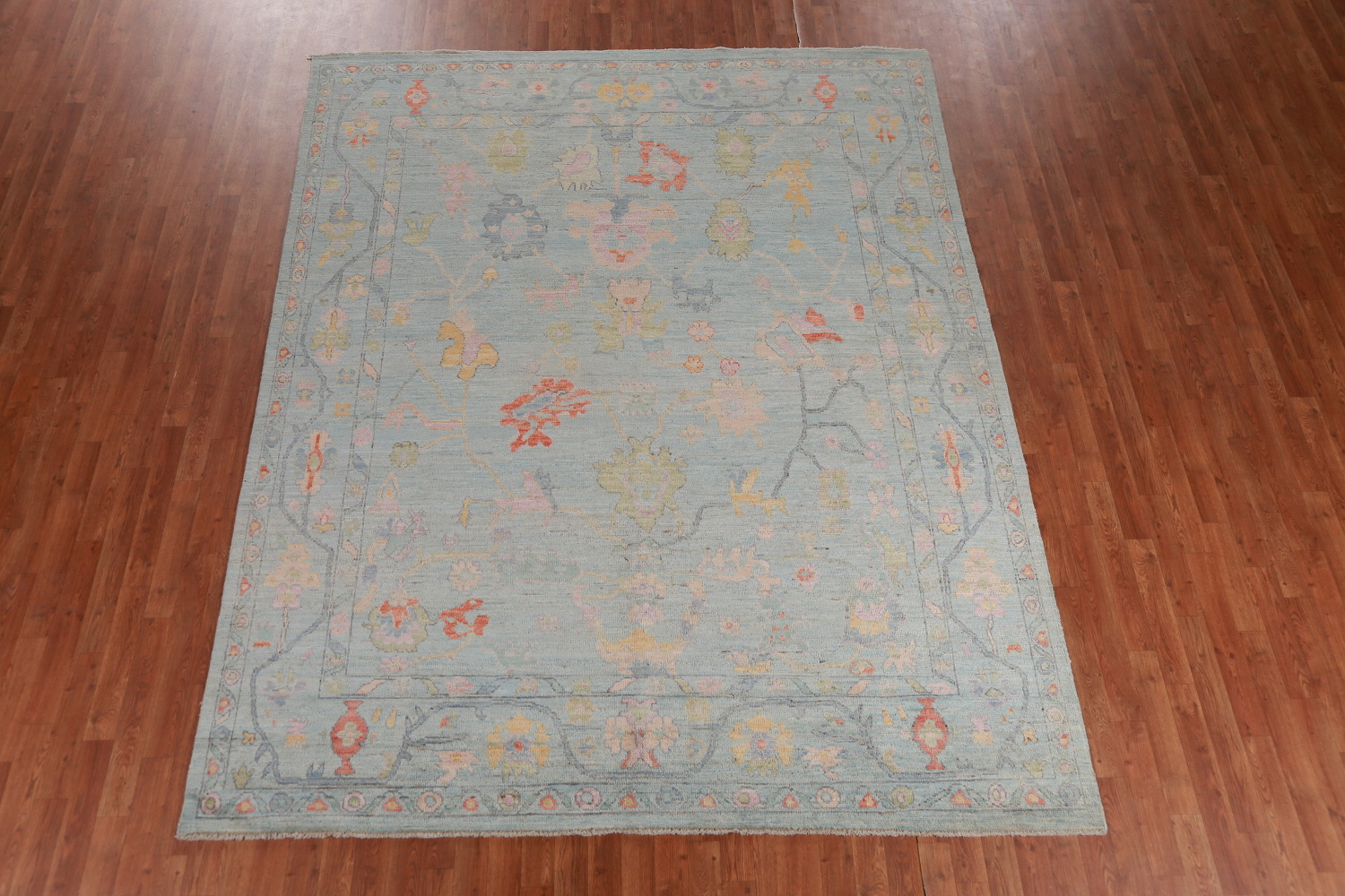 Vegetable Dye Oushak Turkish Area Rug 8x10