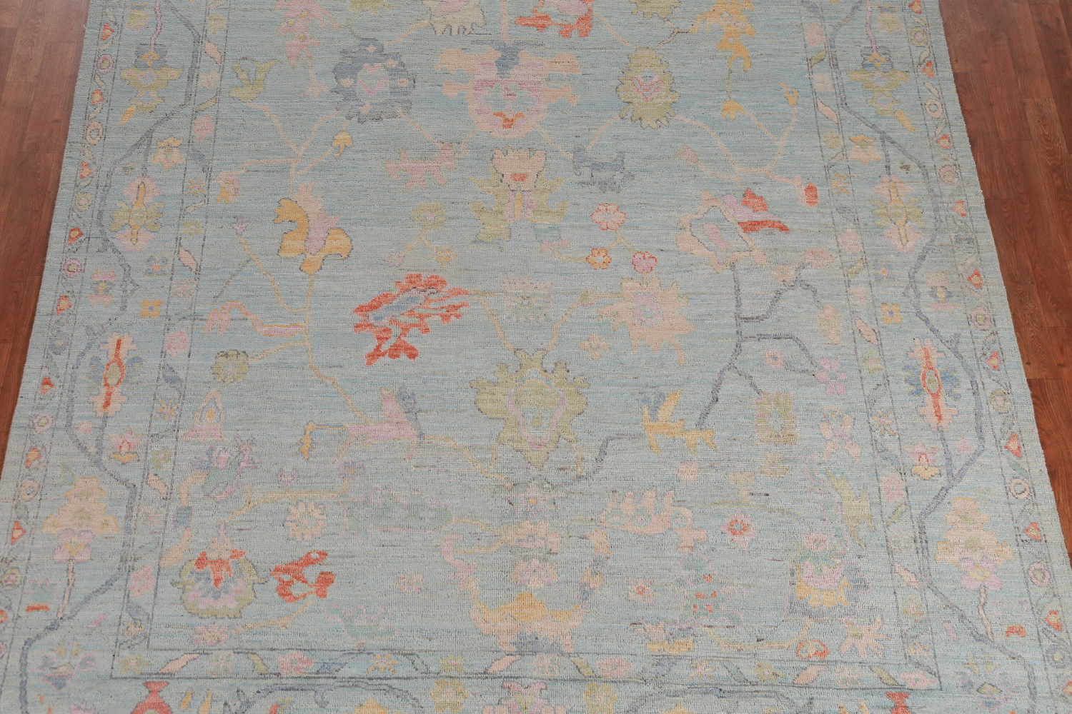 Vegetable Dye Oushak Turkish Area Rug 8x10