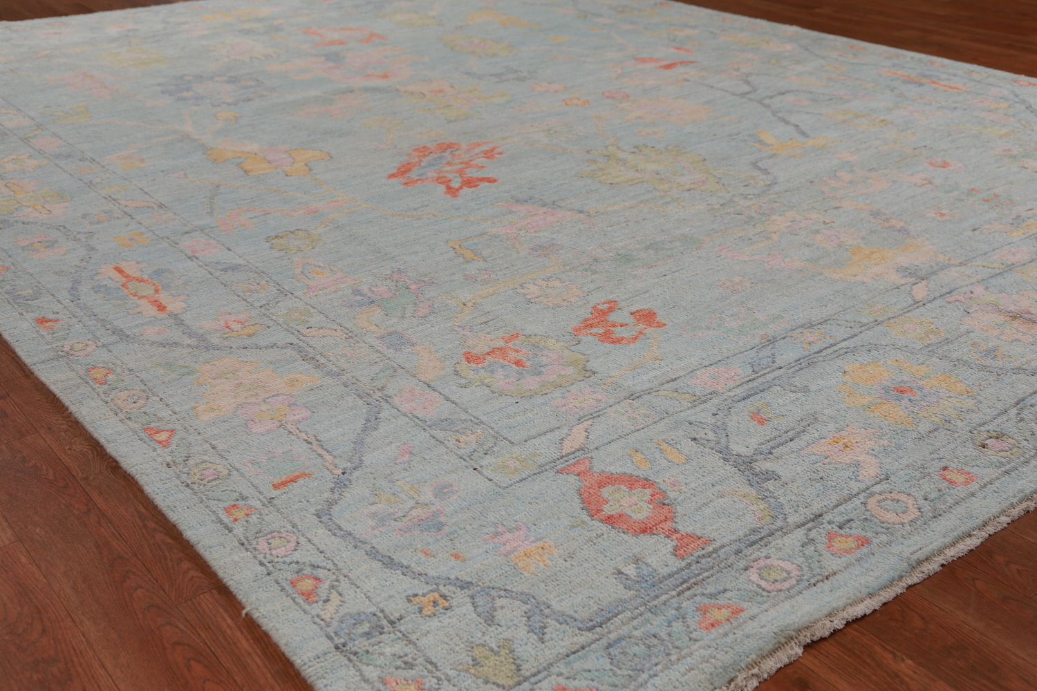 Vegetable Dye Oushak Turkish Area Rug 8x10