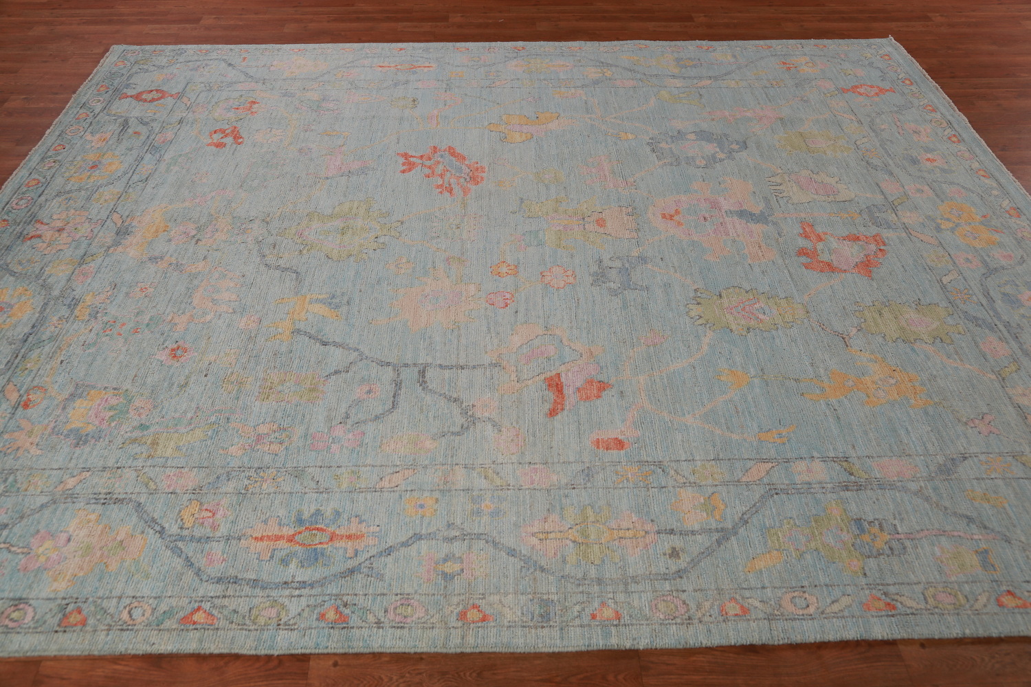 Vegetable Dye Oushak Turkish Area Rug 8x10