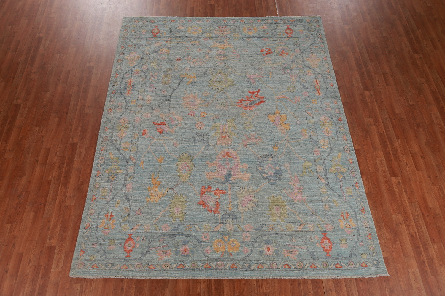 Vegetable Dye Oushak Turkish Area Rug 8x10