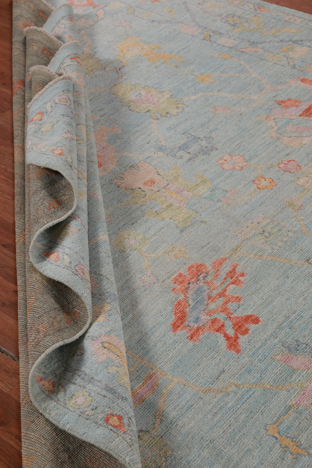 Vegetable Dye Oushak Turkish Area Rug 8x10