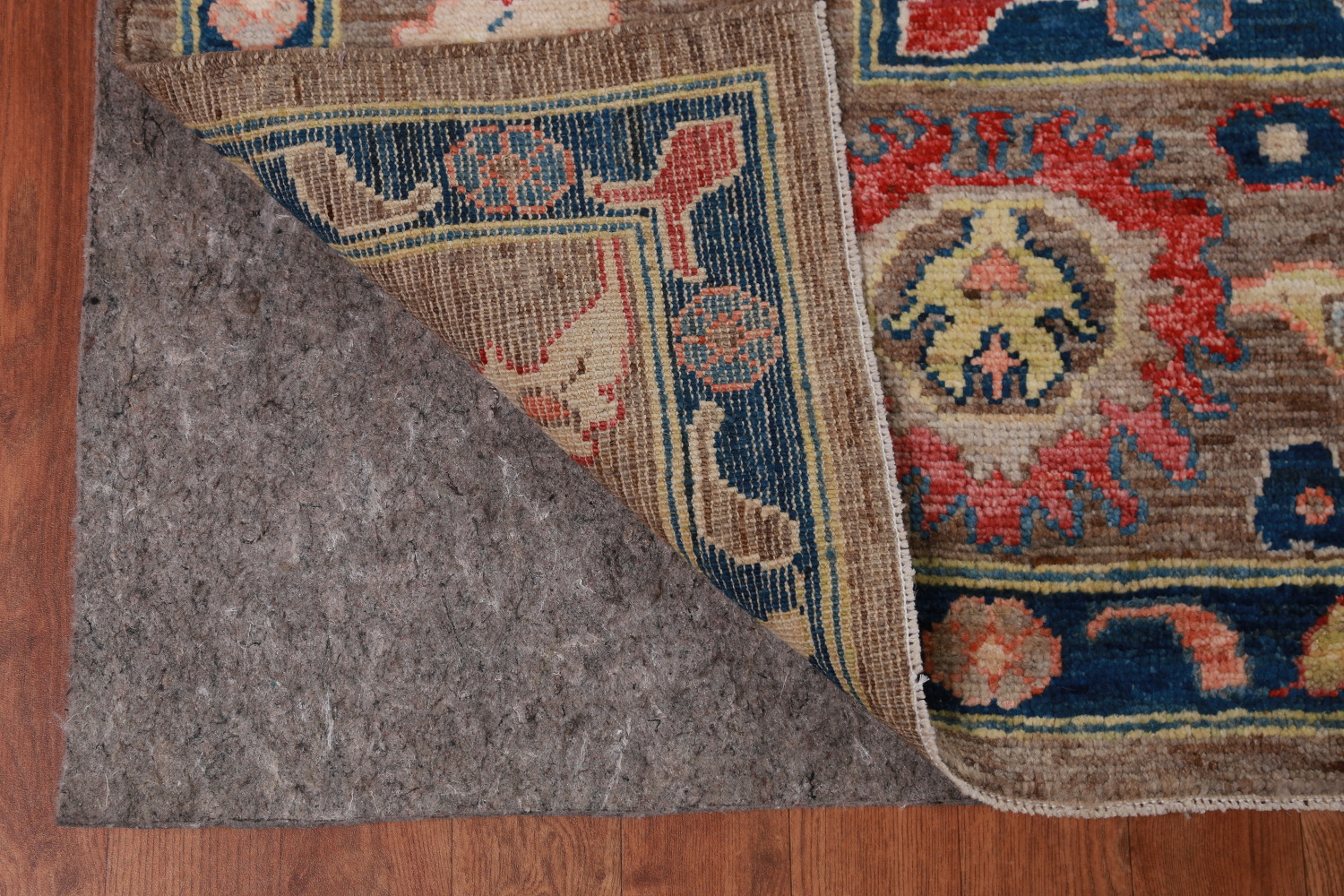 Vegetable Dye Brown Oushak Turkish Area Rug 9x12