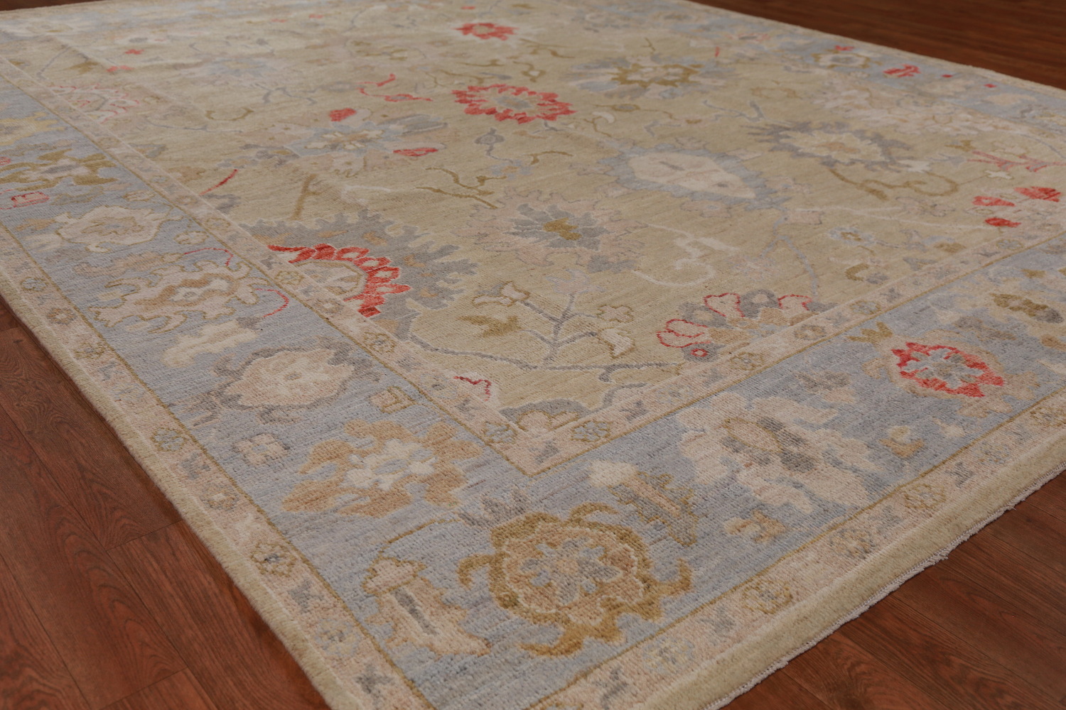 Vegetable Dye Oushak Turkish Area Rug 8x10