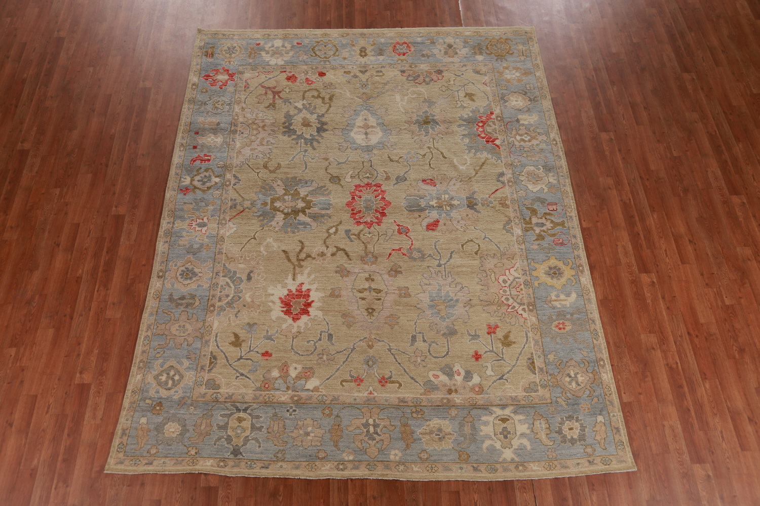 Vegetable Dye Oushak Turkish Area Rug 8x10