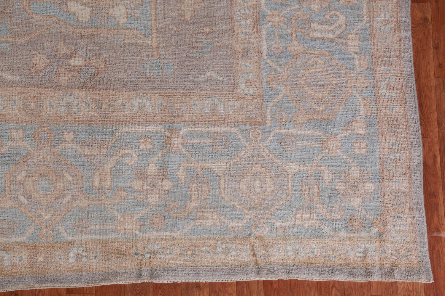 Vegetable Dye Oushak Turkish Large Rug 12x15