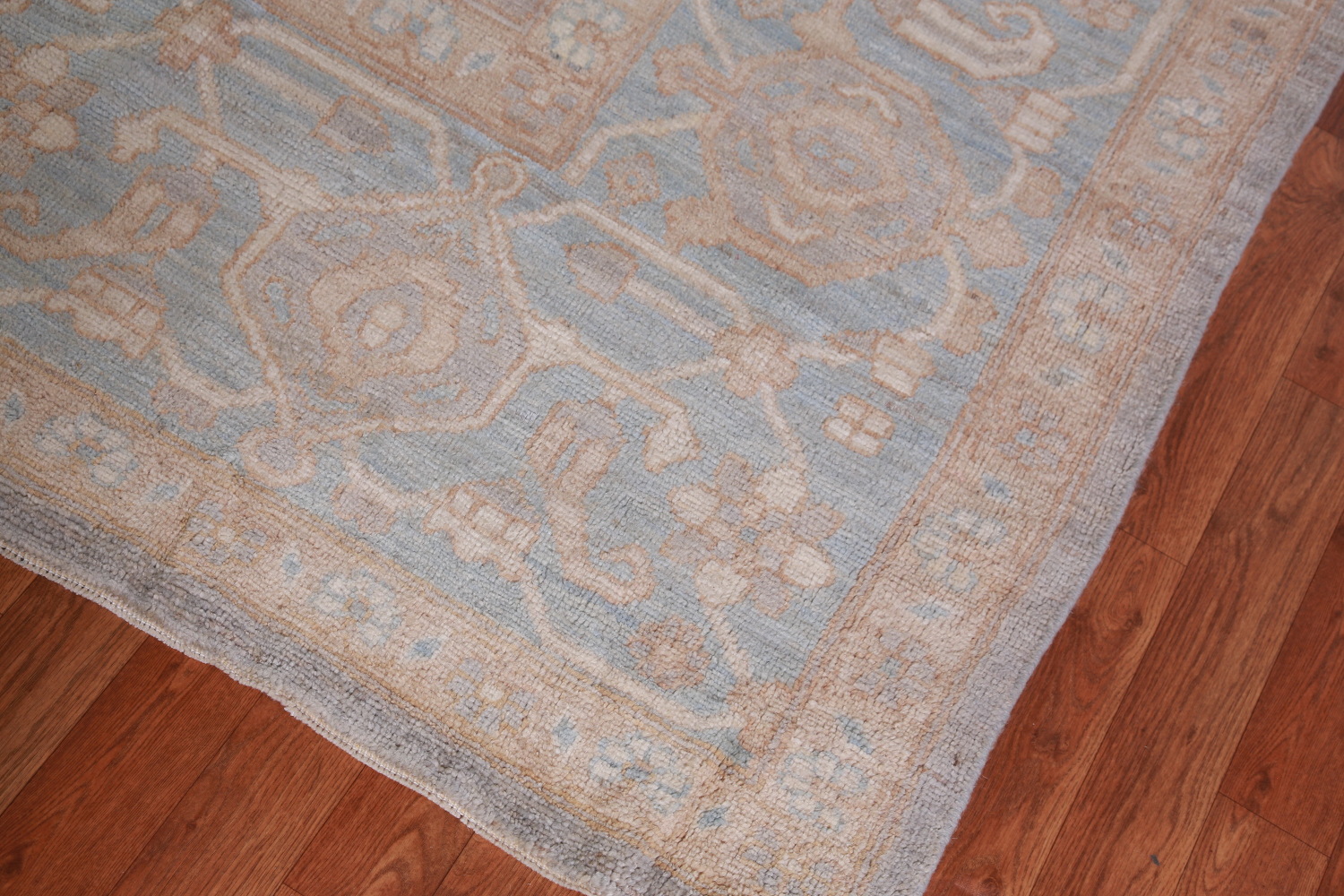 Vegetable Dye Oushak Turkish Large Rug 12x15