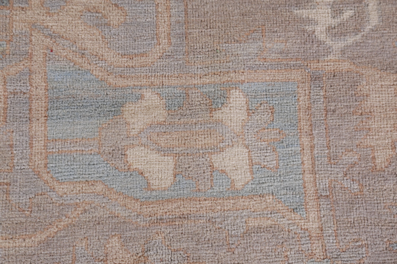 Vegetable Dye Oushak Turkish Large Rug 12x15