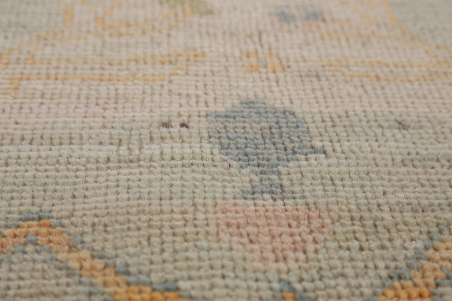 Vegetable Dye Oushak Turkish Area Rug 9x12