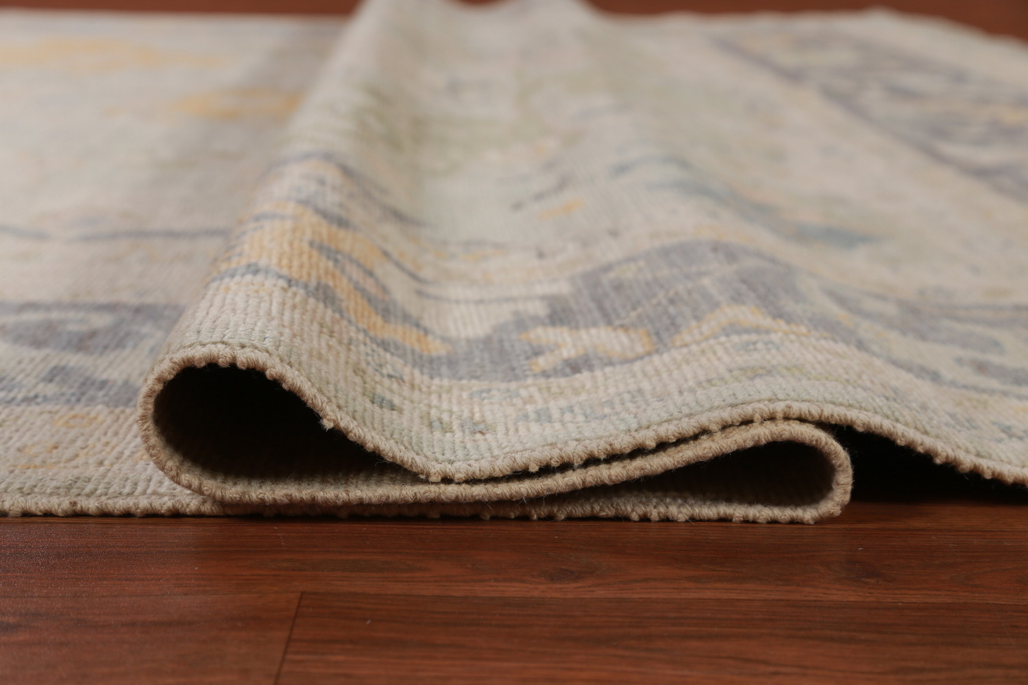 Vegetable Dye Oushak Turkish Area Rug 9x12