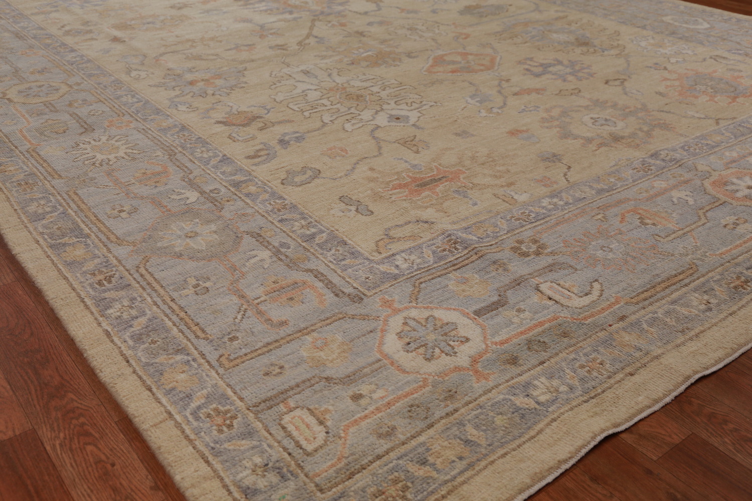 Vegetable Dye Oushak Turkish Area Rug 8x12