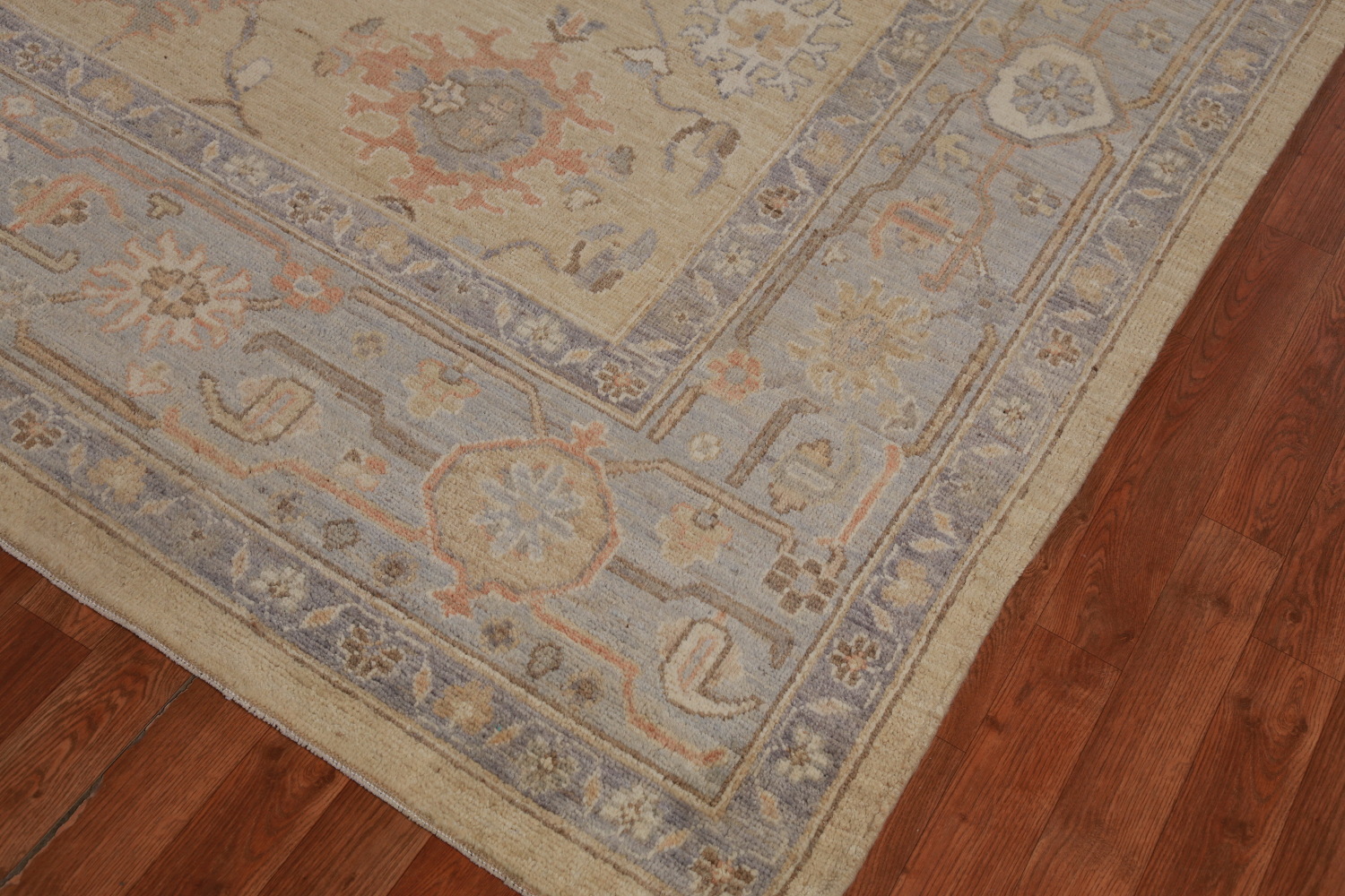 Vegetable Dye Oushak Turkish Area Rug 8x12